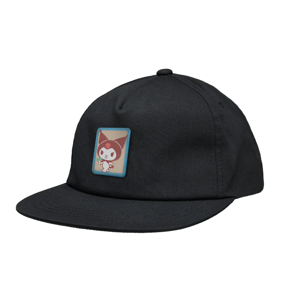 GIRL KUROMI 5 PANEL HAT BLACK