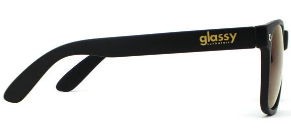 GLASSY SUNHATERS LEONARD MATTE BLACK / GREEN MIRROR - Image 2