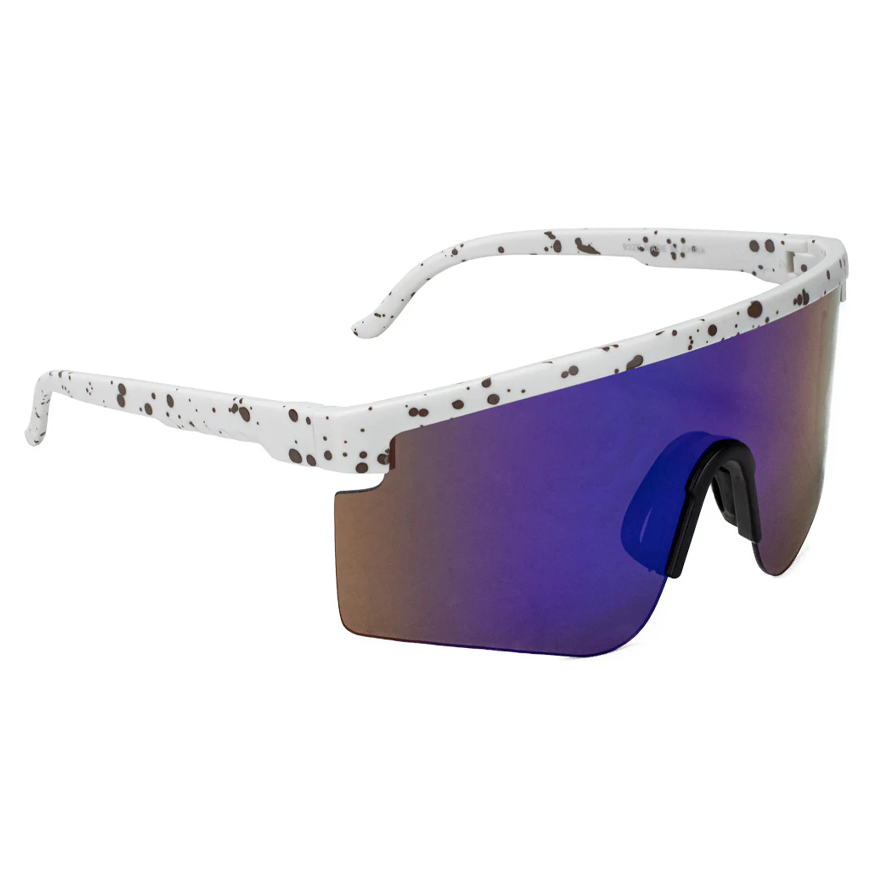 GLASSY MOJAVE WHITE / RED SPLAT / GREEN MIRROR