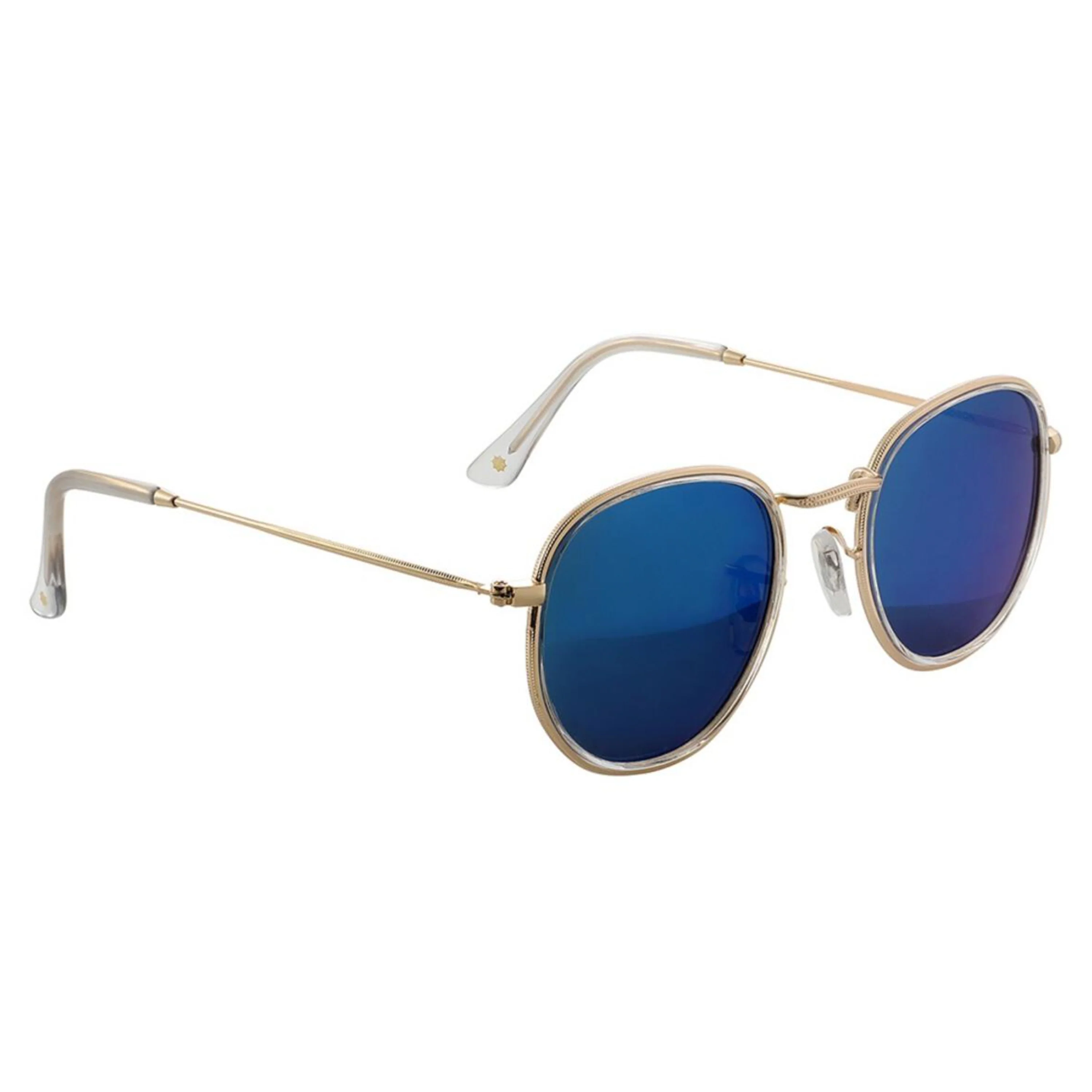 GLASSY SUNHATERS KLEIN POLARIZED CLEAR/BLUE MIRROR