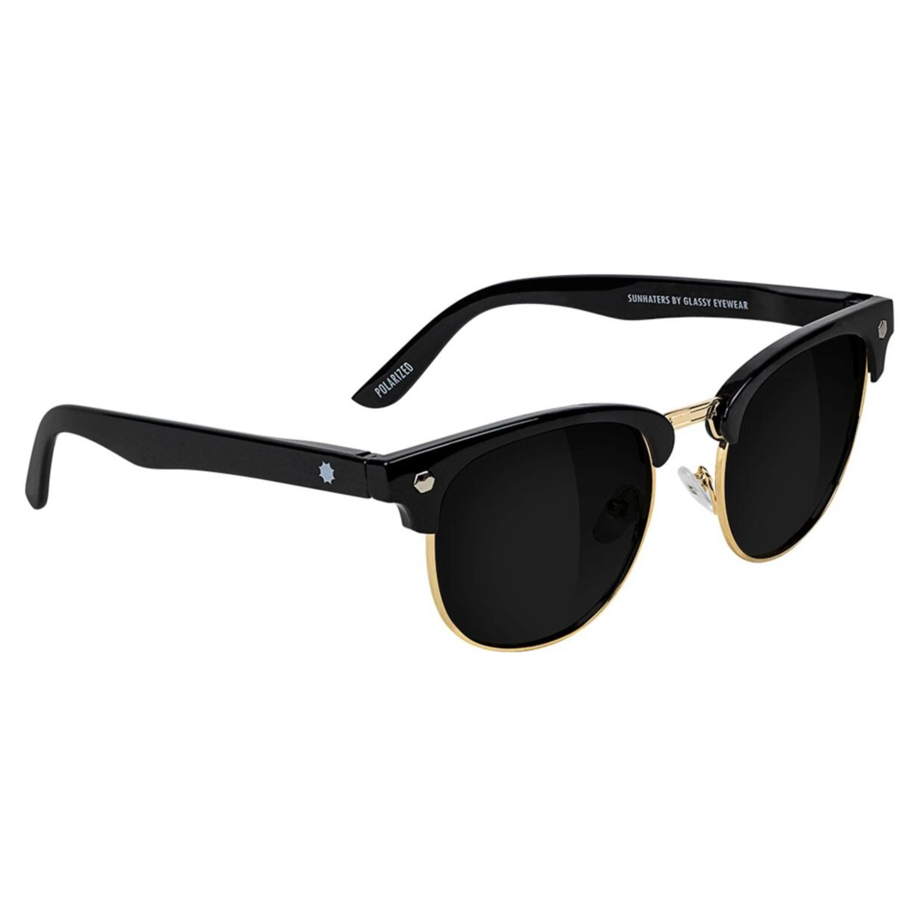 GLASSY SUNHATERS MORRISON POLARIZED BLACK/GOLD