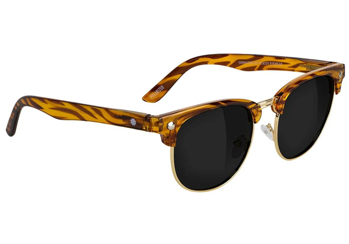 GLASSY SUNHATERS MORRISON POLARIZED HONEY