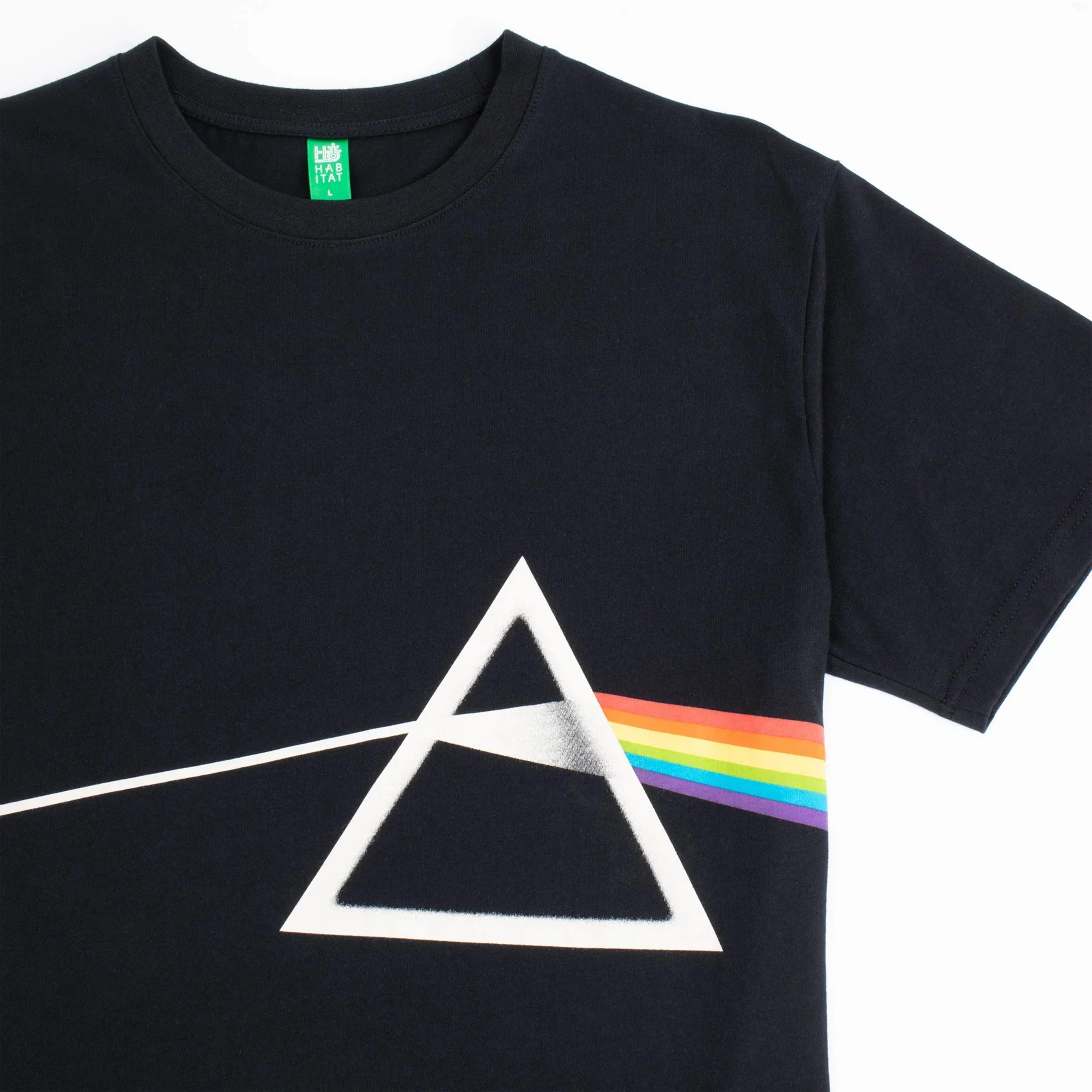 HABITAT X PINK FLOYD DARK SIDE OF THE MOON TEE BLACK - Image 3