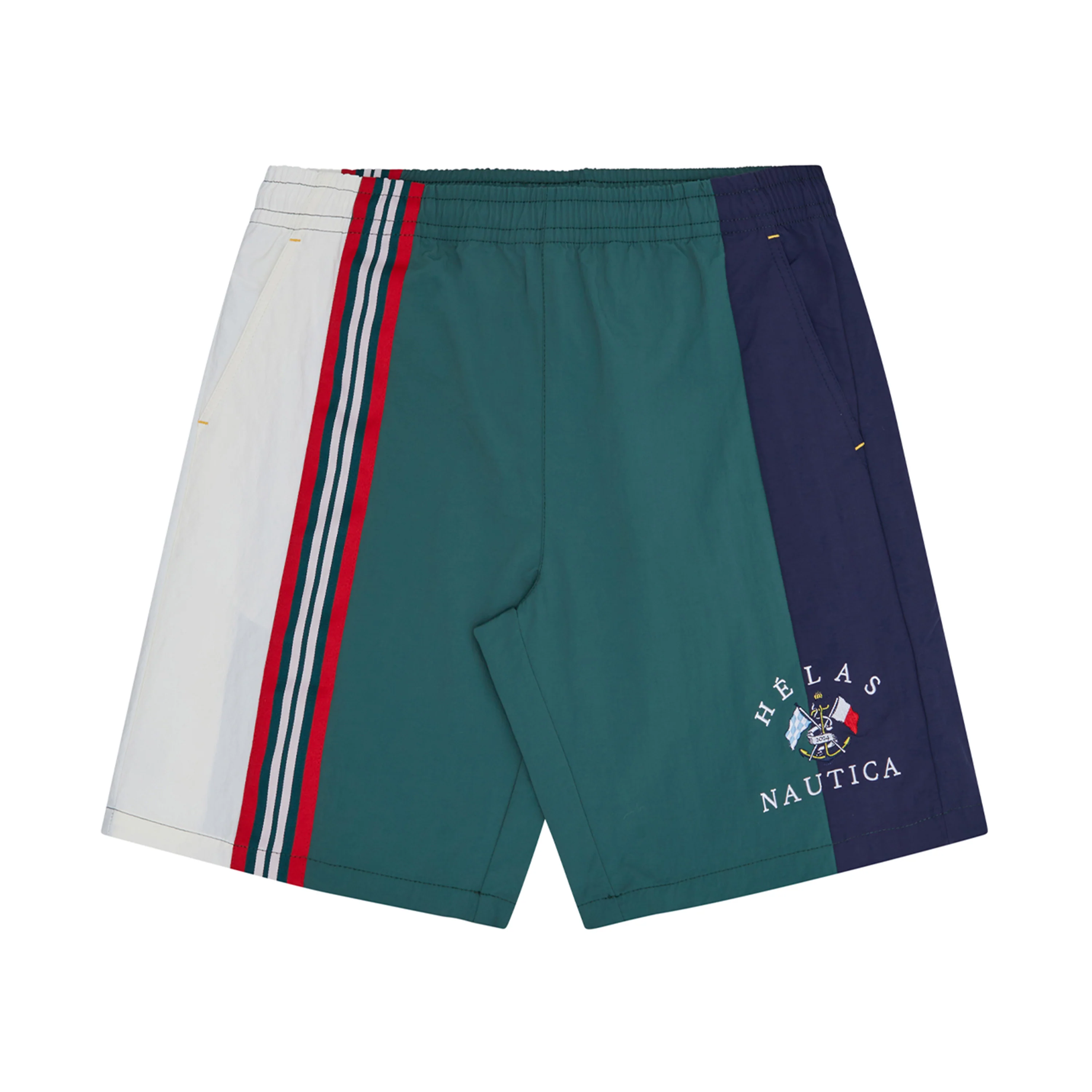 HELAS X NAUTICA YANNICK 8.5" SWIM SHORT MOSS GREEN