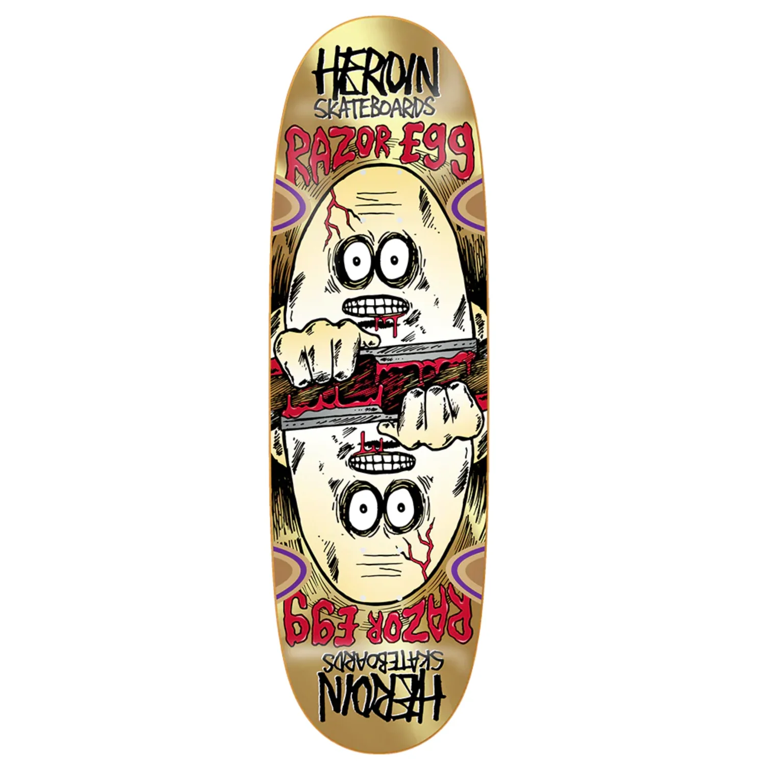 HEROIN RAZOREGG SYMMETRICAL GOLD