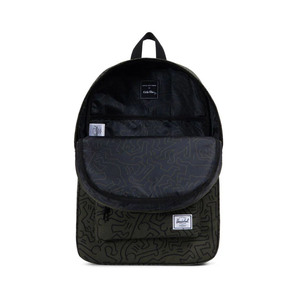 HERSCHEL X KEITH HARING WINLAW BACKPACK GREEN / BLACK - Image 2