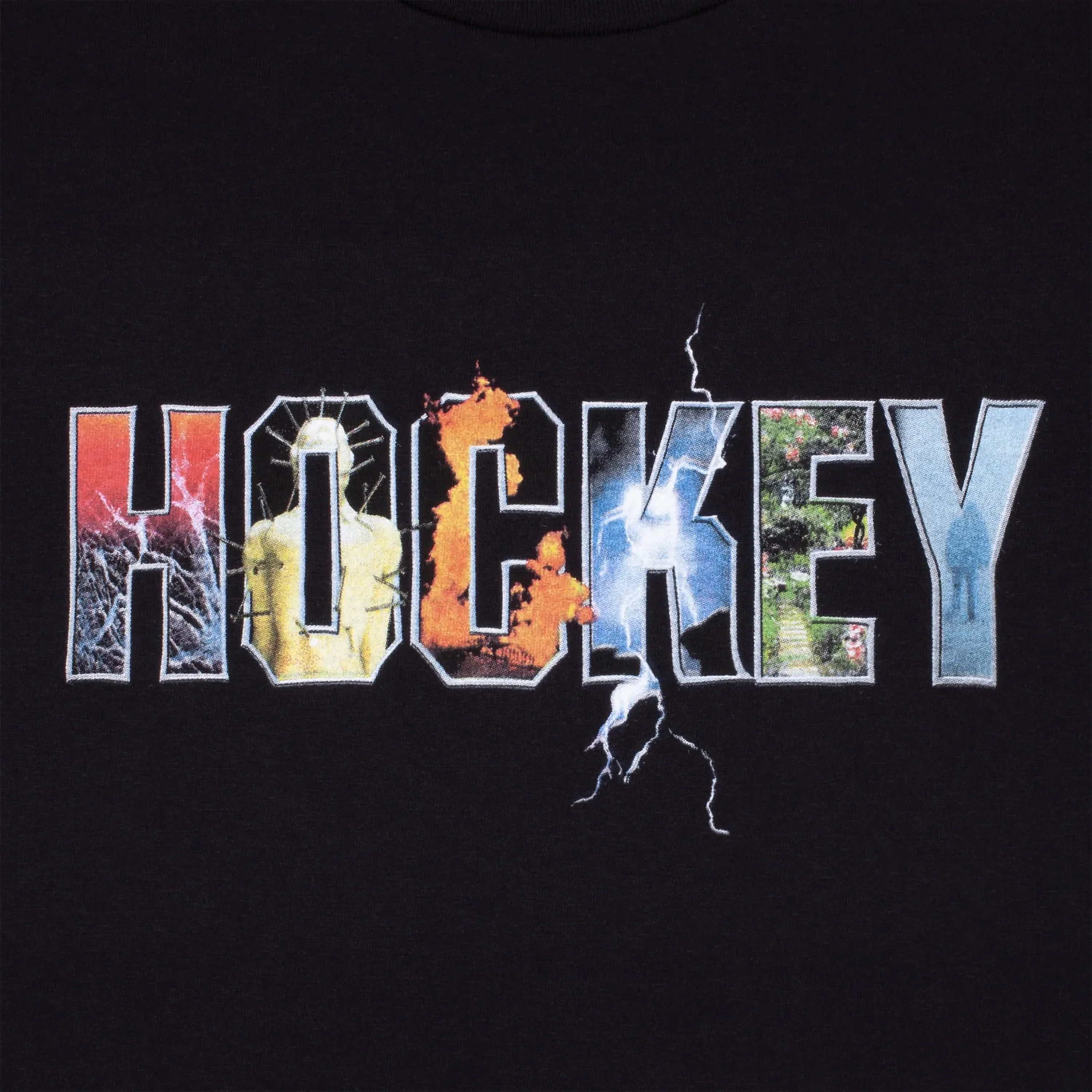 HOCKEY DAVE'S ARENA TEE BLACK - Image 2