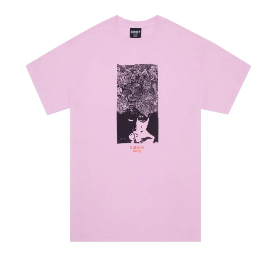 HOCKEY DISRUPTION T-SHIRT LIGHT PINK