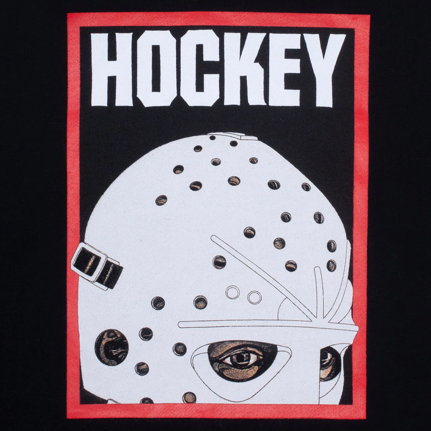HOCKEY HALF MASK HOODIE BLACK - Image 2