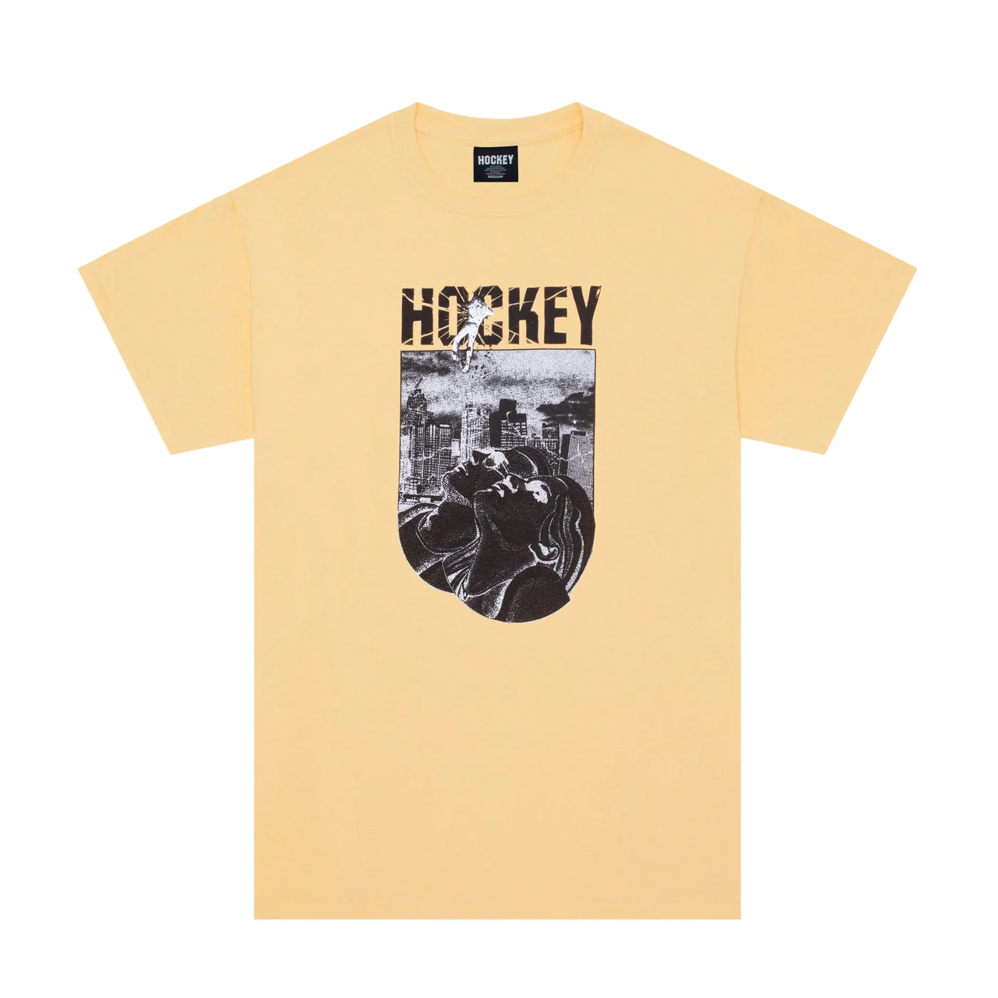 HOCKEY LOOK UP TEE GOLD