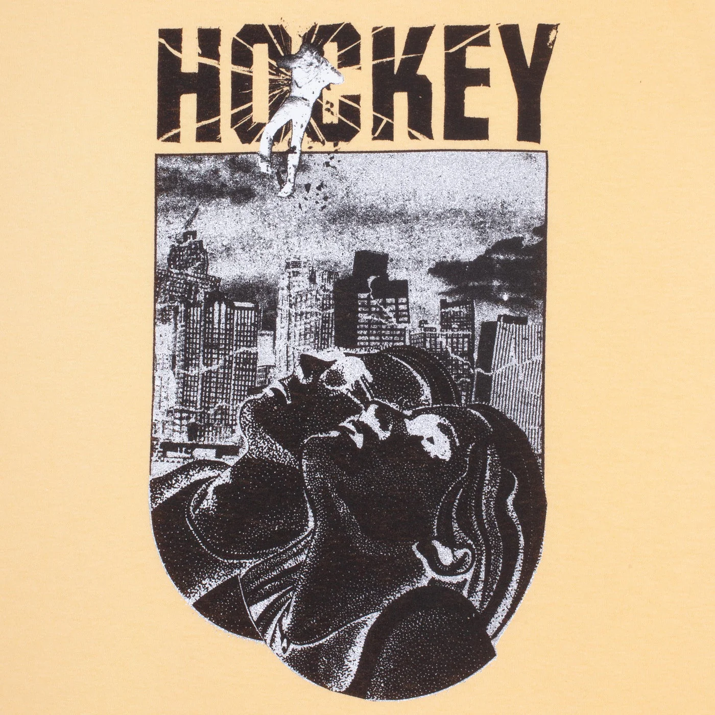 HOCKEY LOOK UP TEE GOLD - Image 2