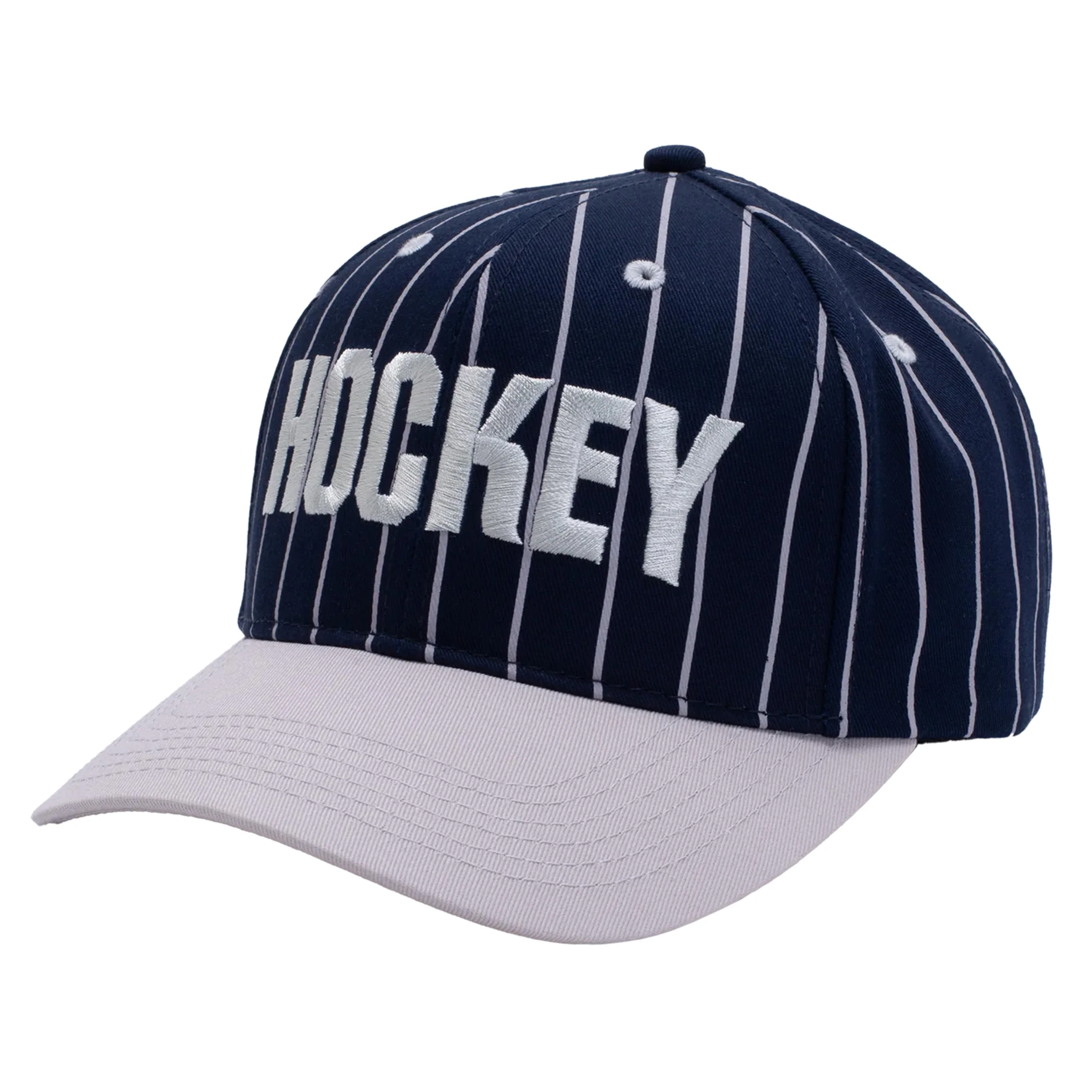 HOCKEY PINSTRIPED HAT NAVY