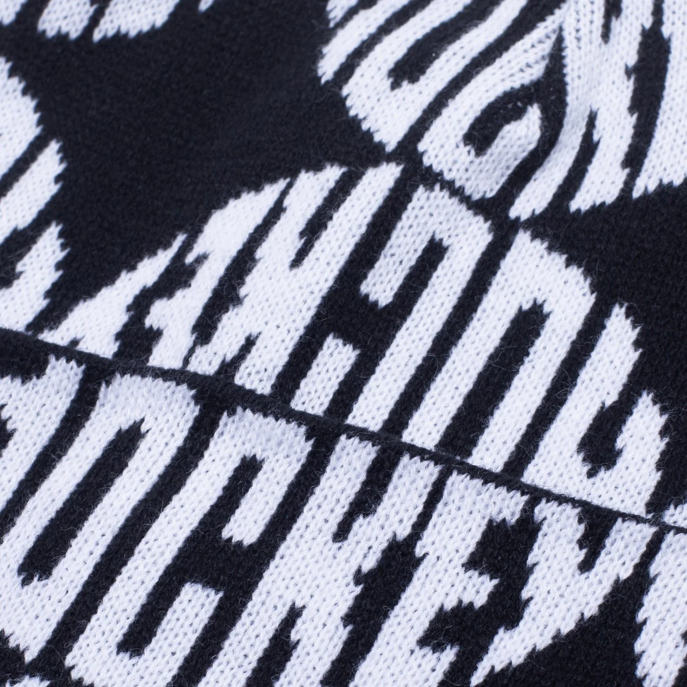 HOCKEY SEWER BEANIE BLACK - Image 2