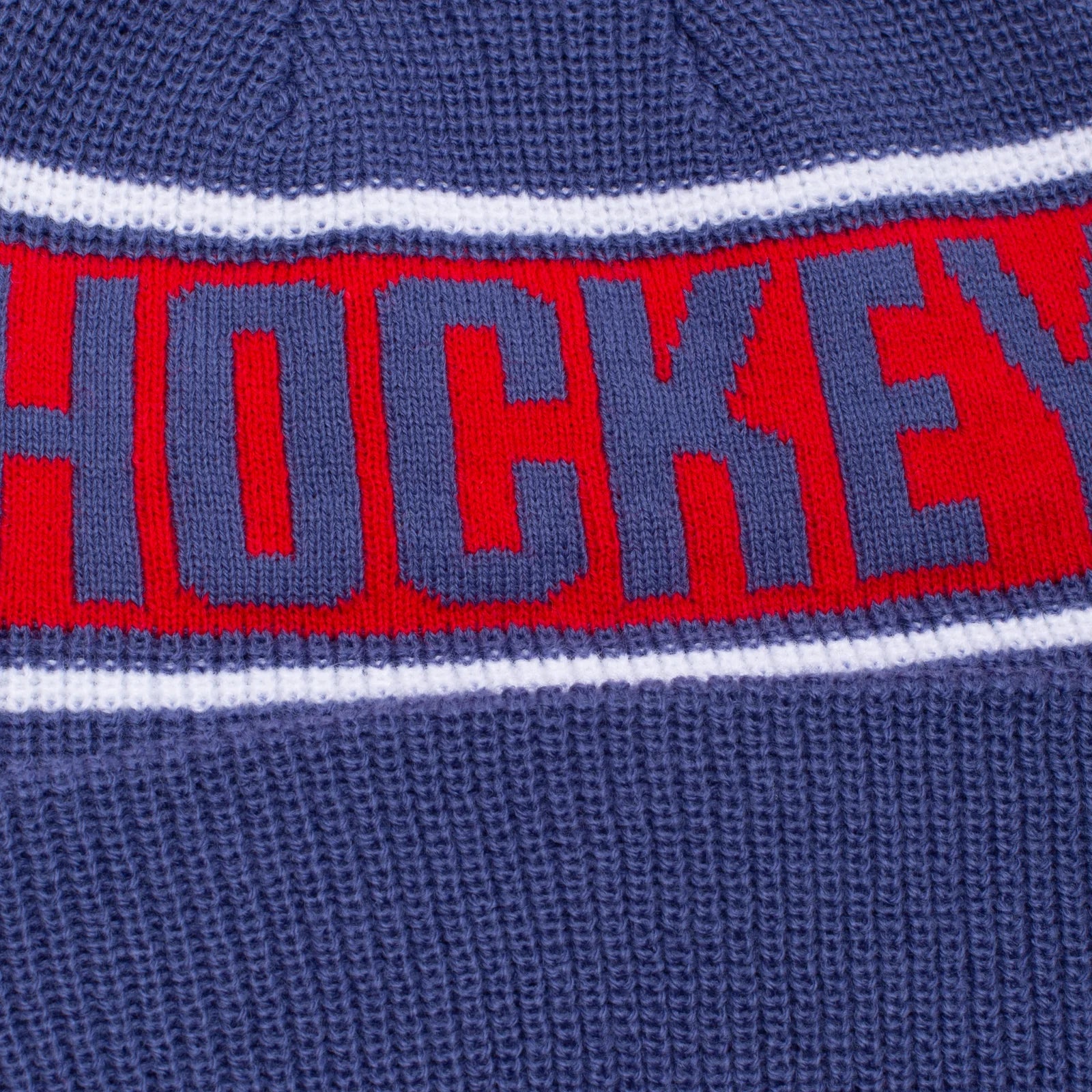 HOCKEY STRIPE BEANIE BLUE - Image 2