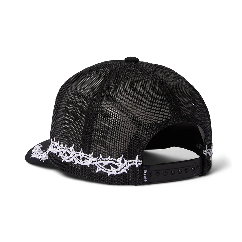 HUF FANTASIES TRUCKER HAT BLACK - Image 3