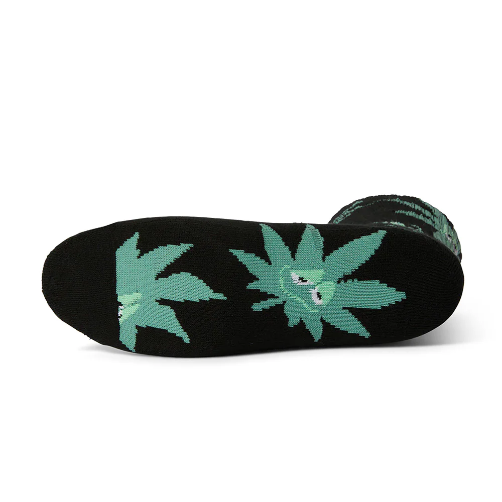 HUF GREEN BUDDY EXHALE SOCK BLACK - Image 2