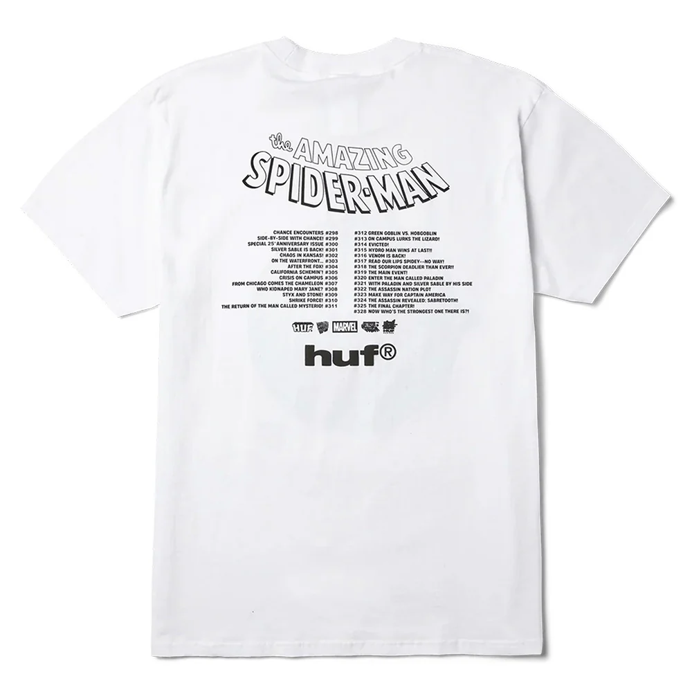 HUF X MARVEL SPIDER-MAN THREE HUNDRED TEE WHITE - Image 3