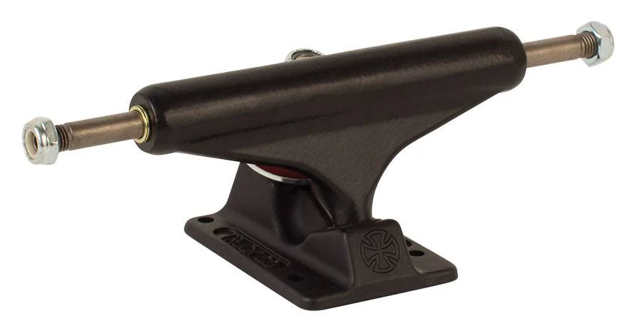 INDEPENDENT FORGED HOLLOW MATTE BLACK 144 TRUCKS (SET OF TWO)