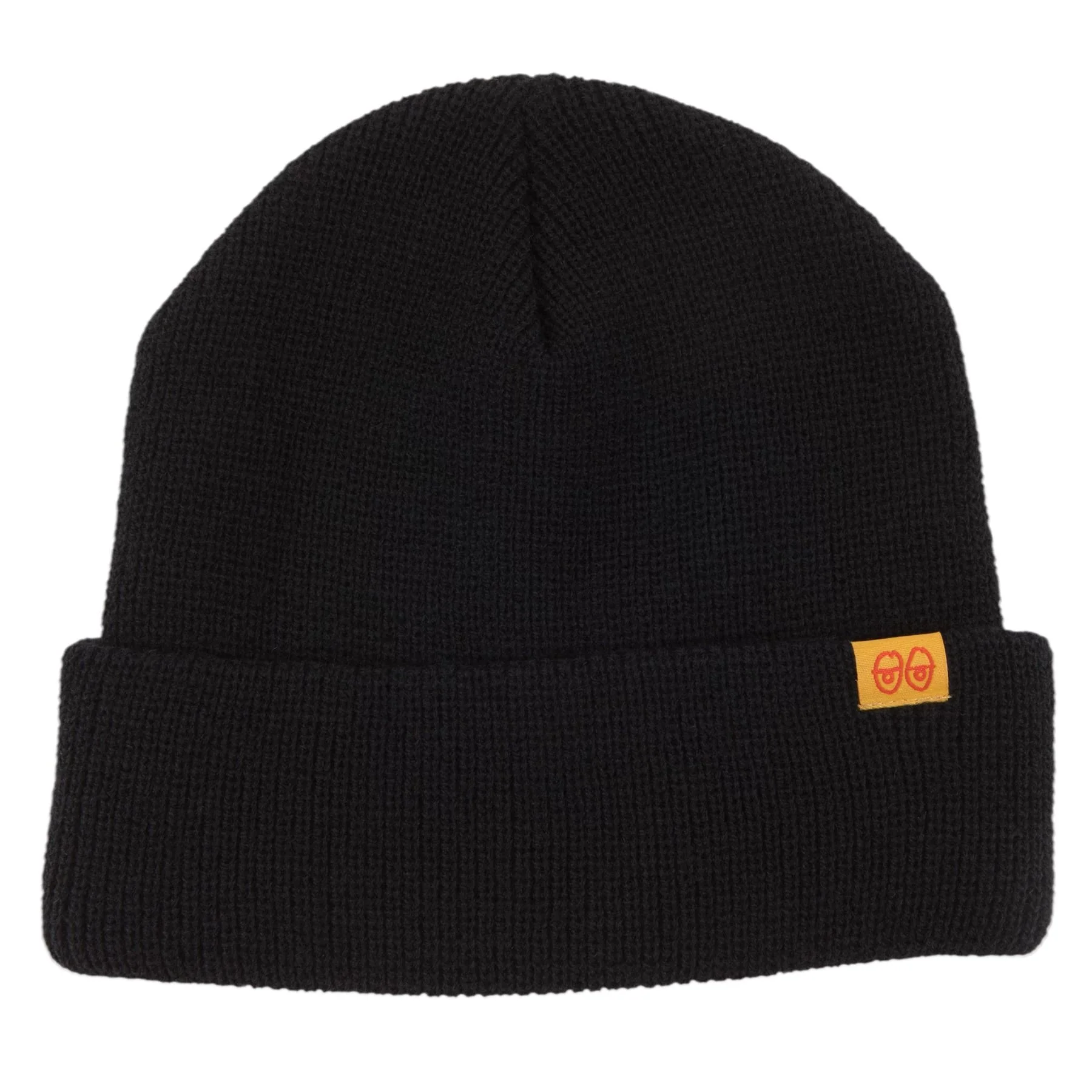 KROOKED BEAN EYES CLIP CUFF BEANIE BLACK