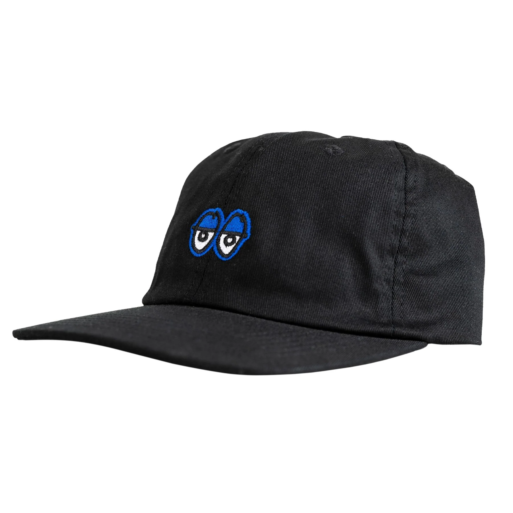 KROOKED EYES STRAPBACK HAT BLACK/BLUE