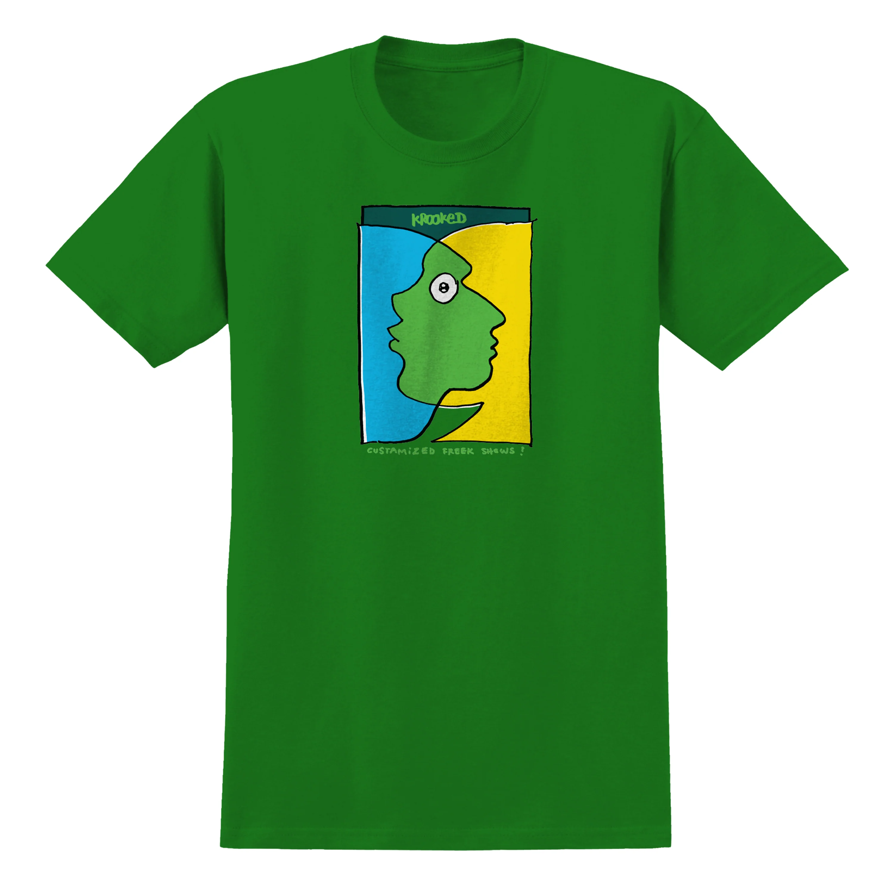 KROOKED FREEK SHOW TEE IRISH GREEN