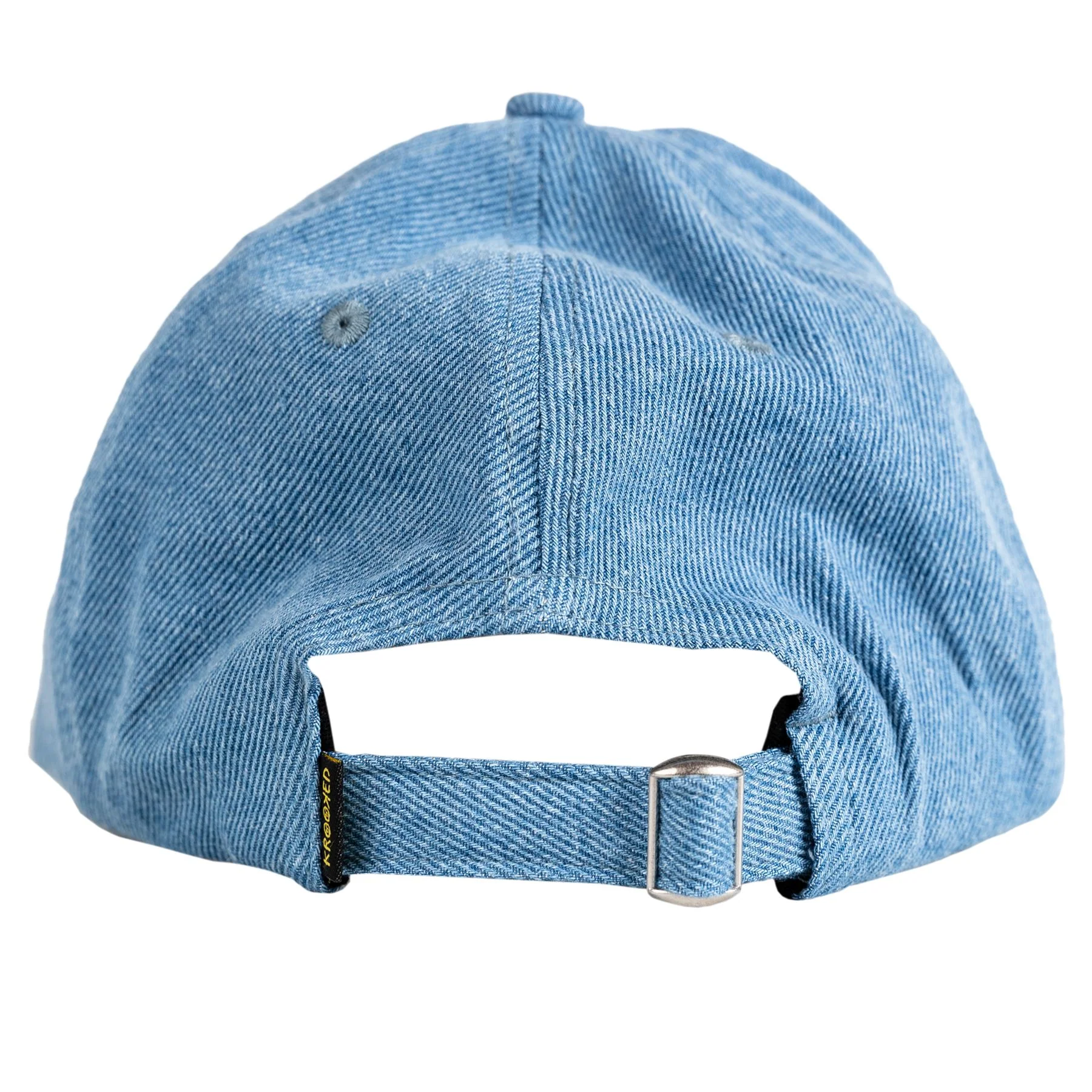 KROOKED MOONSMILE STRAPBACK HAT DENIM - Image 2