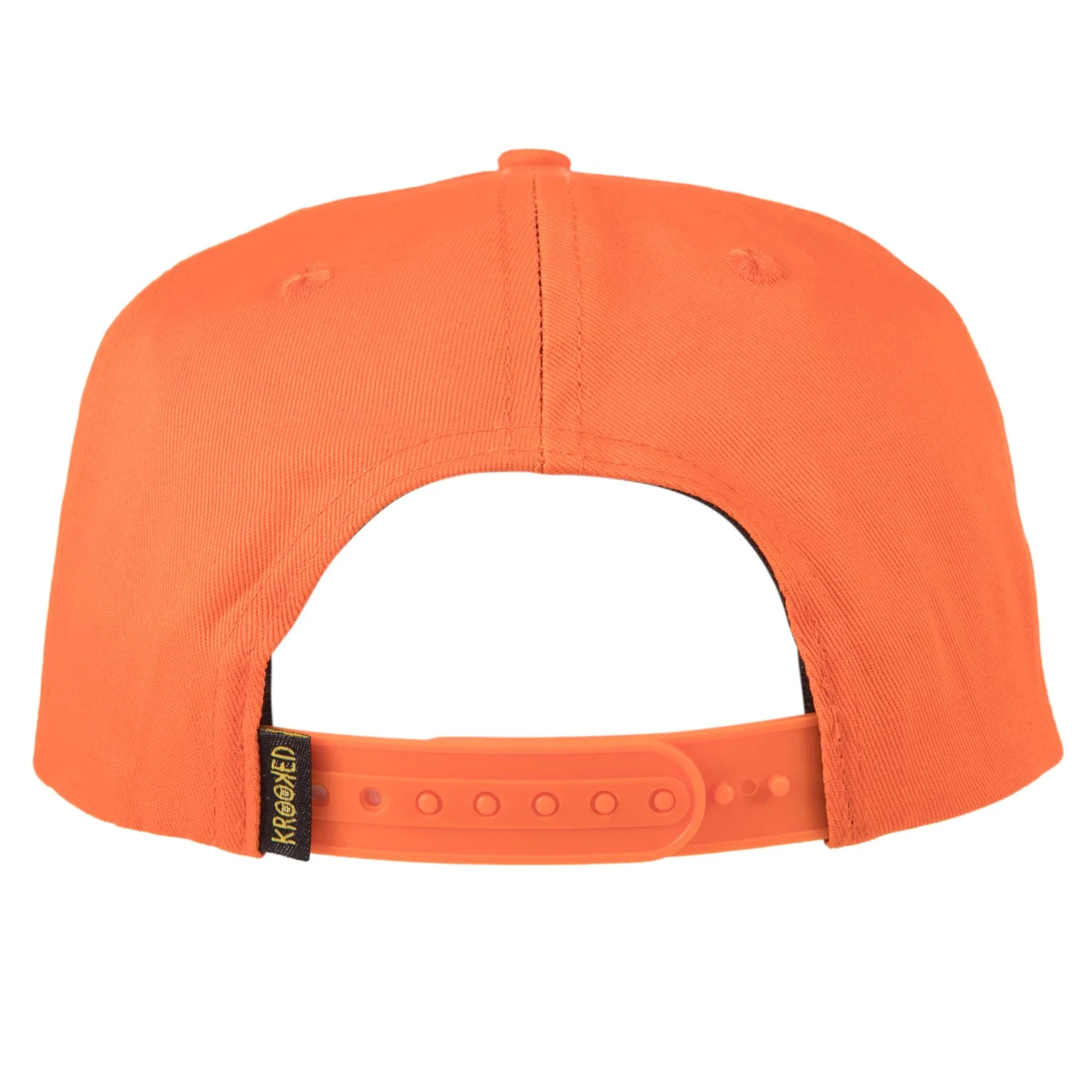 KROOKED SHMOO SNAPBACK HAT ORANGE - Image 2