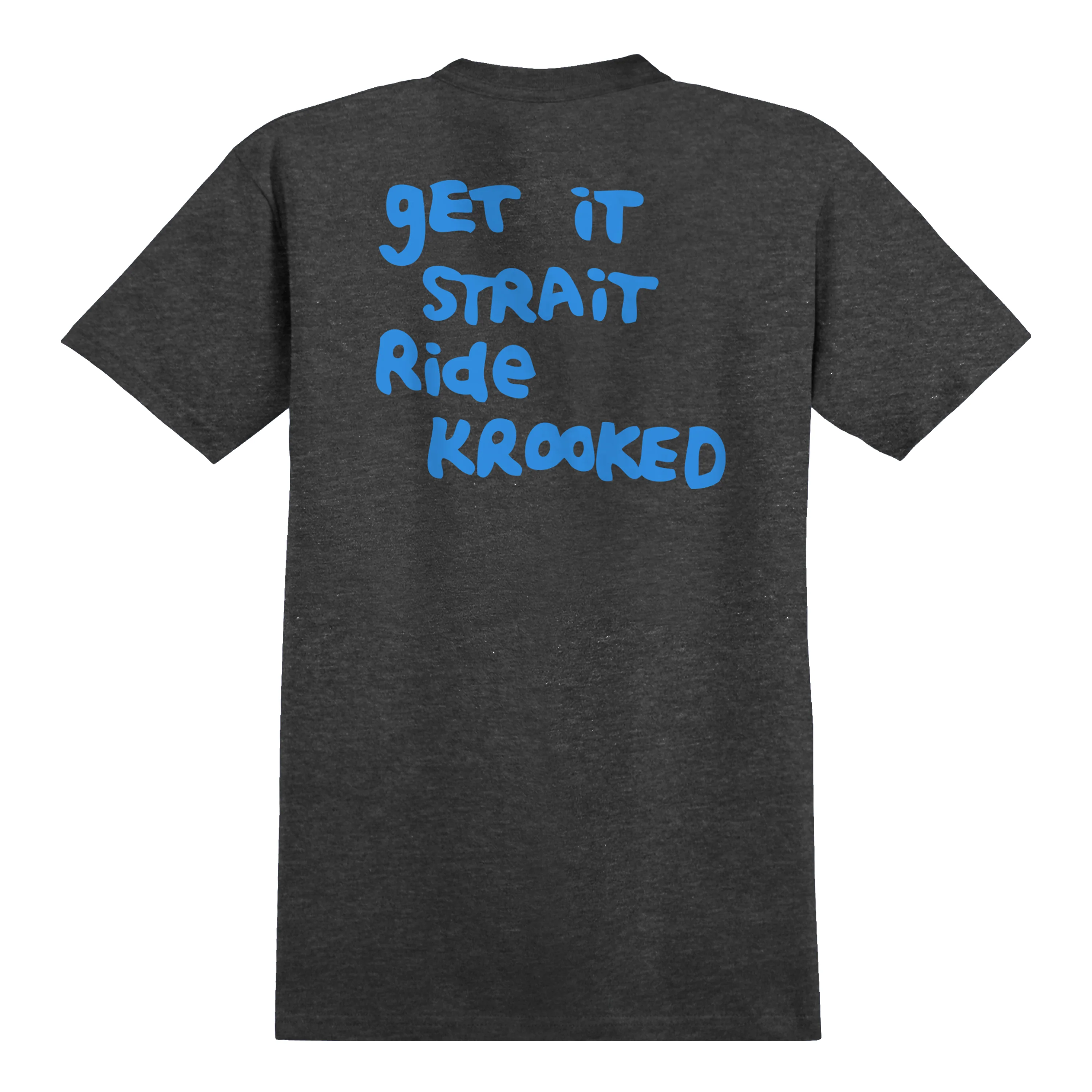 KROOKED STRAIT EYES TEE HEATHER GREY - Image 2