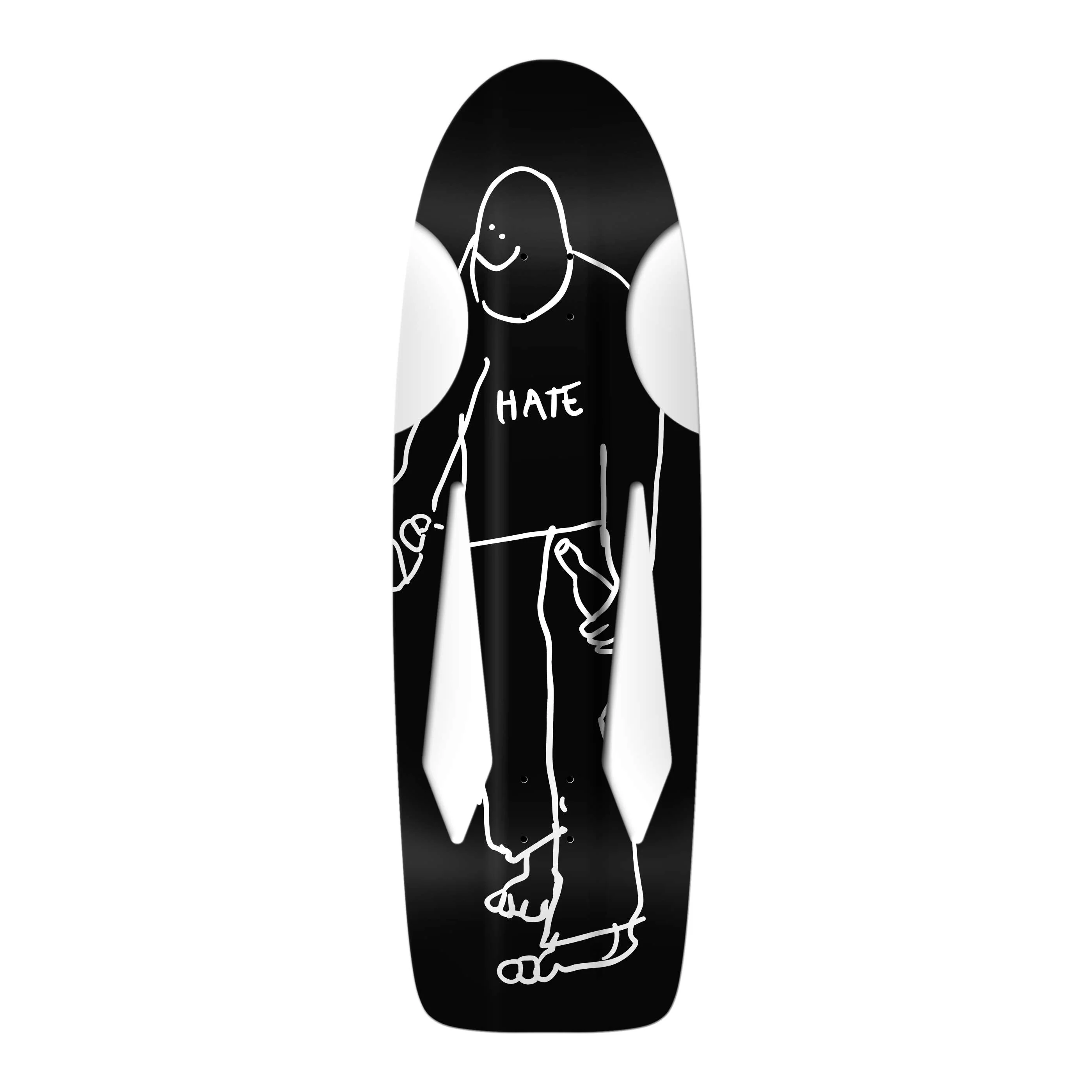 KROOKED X SKATE SHOP DAY GONZ BEAMER "HATE"