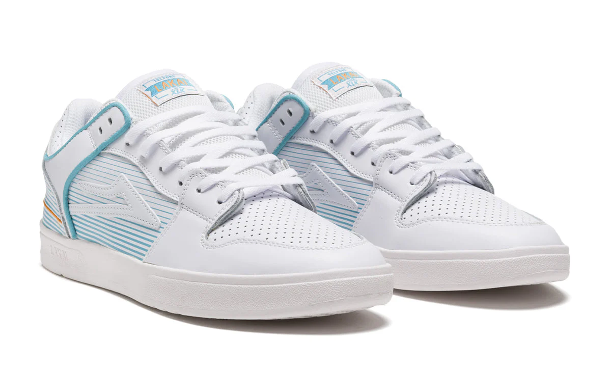 LAKAI ROB WELSH TELFORD LOW WHITE LEATHER - Image 4