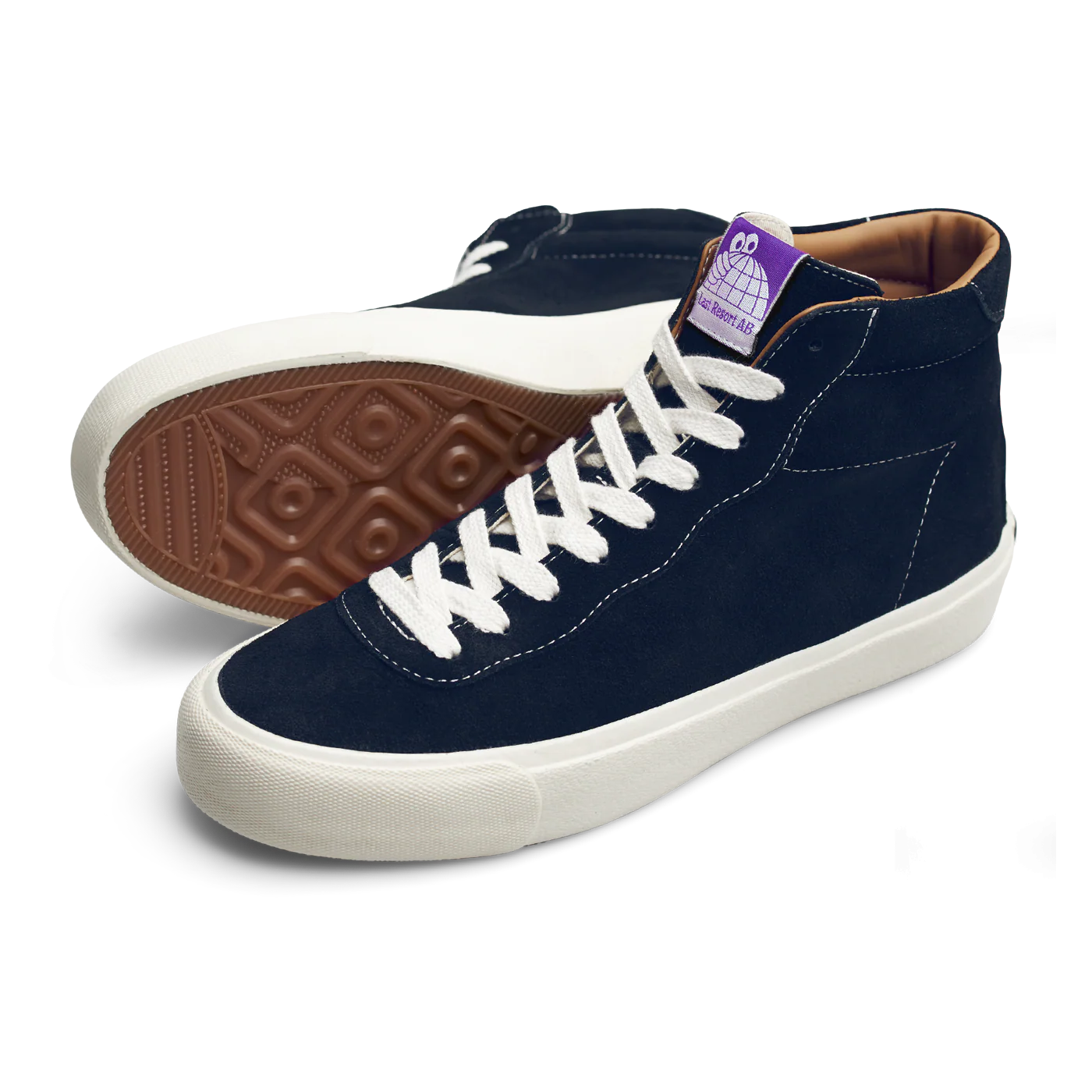 LAST RESORT AB VM001 HI SUEDE OLD BLUE/WHITE - Image 2