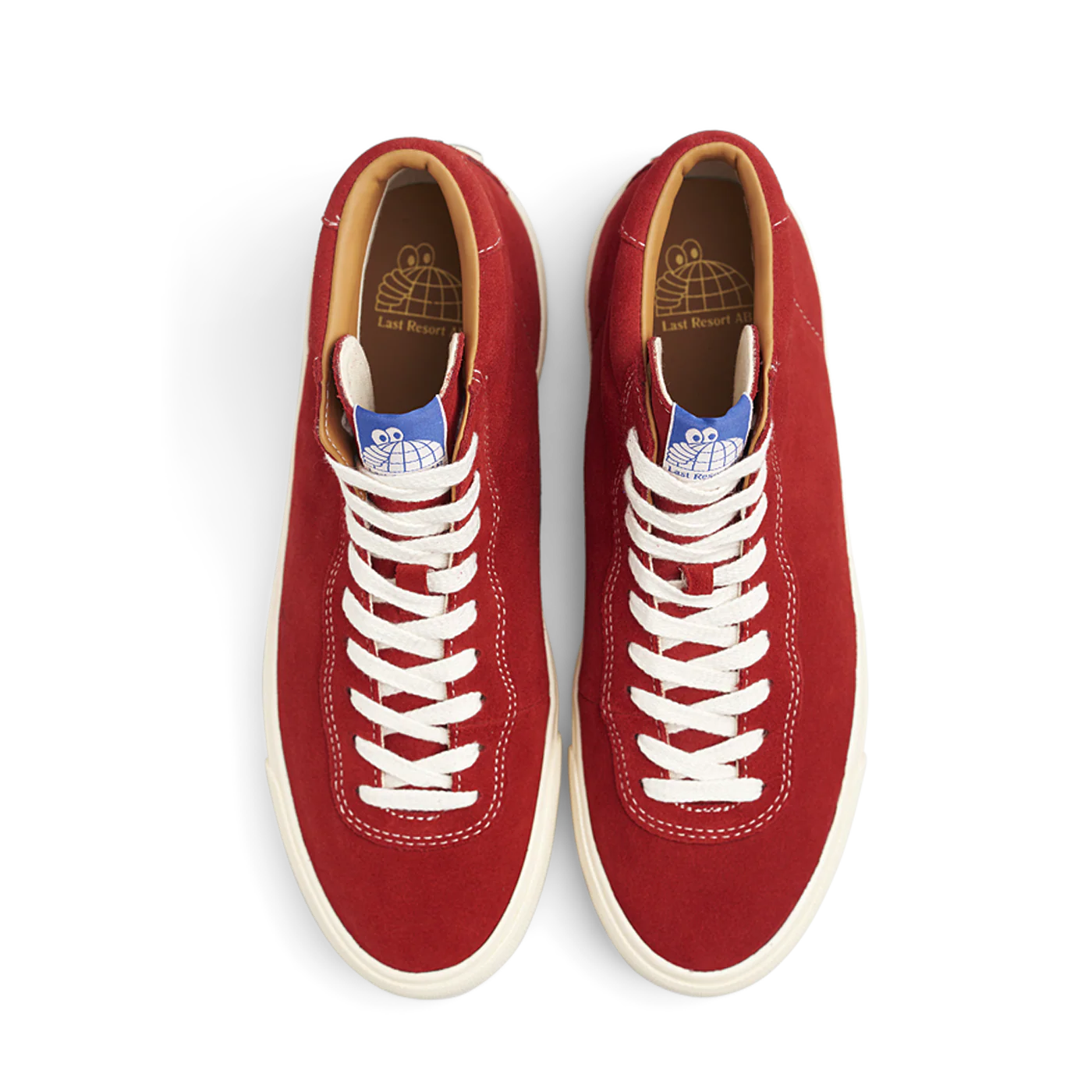 LAST RESORT AB VM001 HI SUEDE OLD RED/WHITE - Image 3