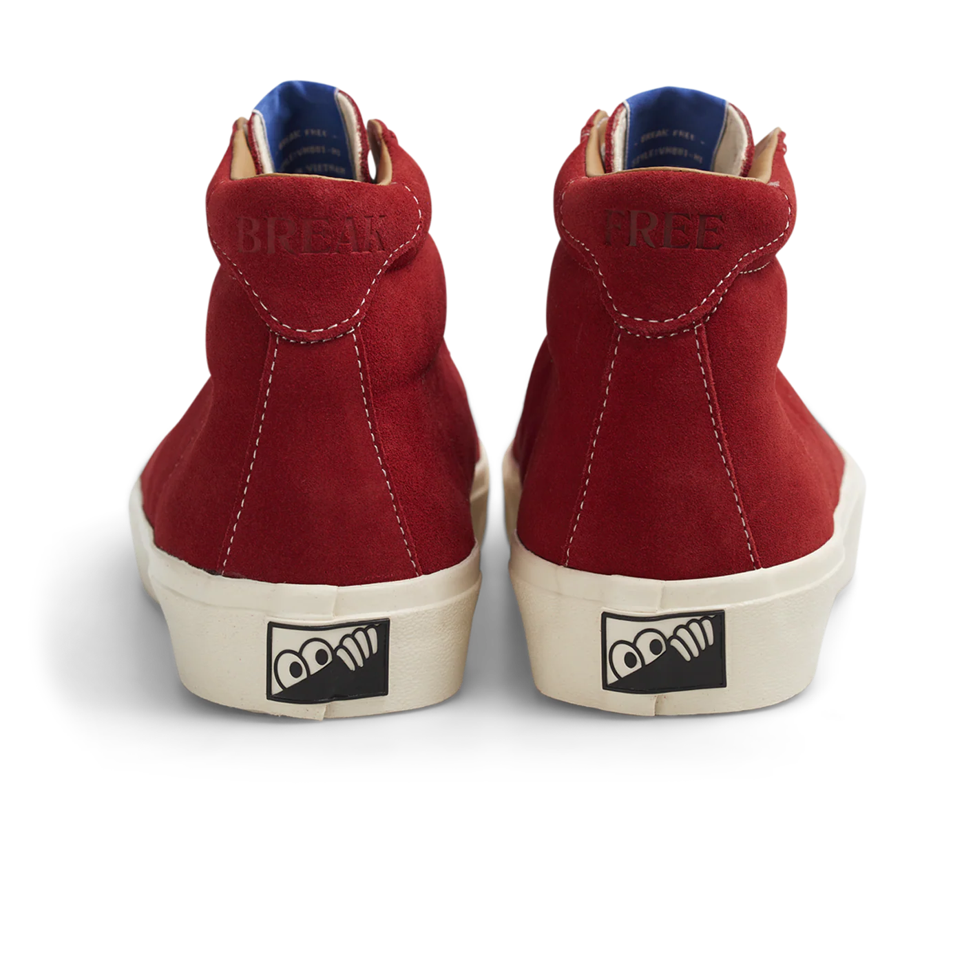 LAST RESORT AB VM001 HI SUEDE OLD RED/WHITE - Image 4