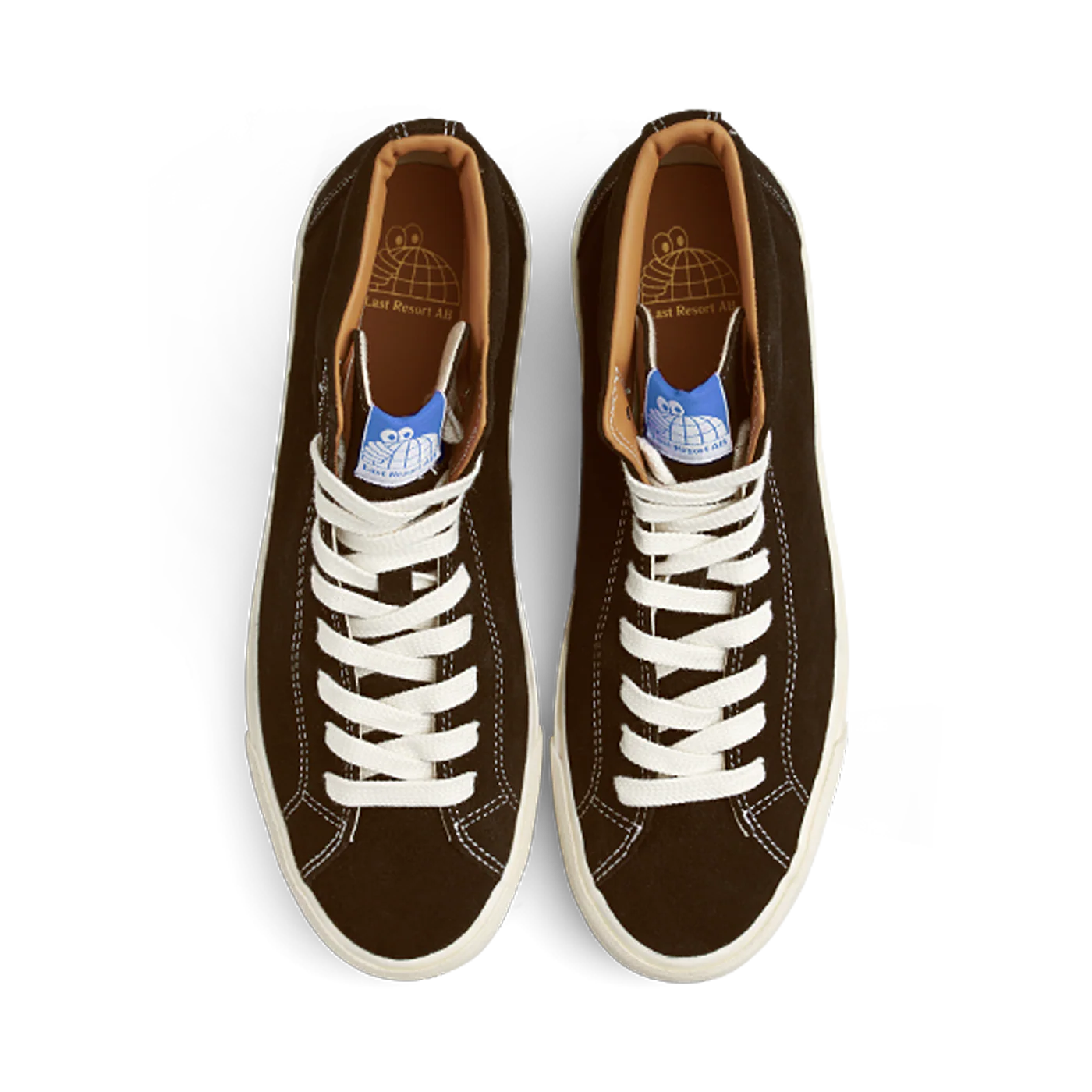 LAST RESORT AB VM003 SUEDE HI CHOC BROWN / WHITE - Image 4