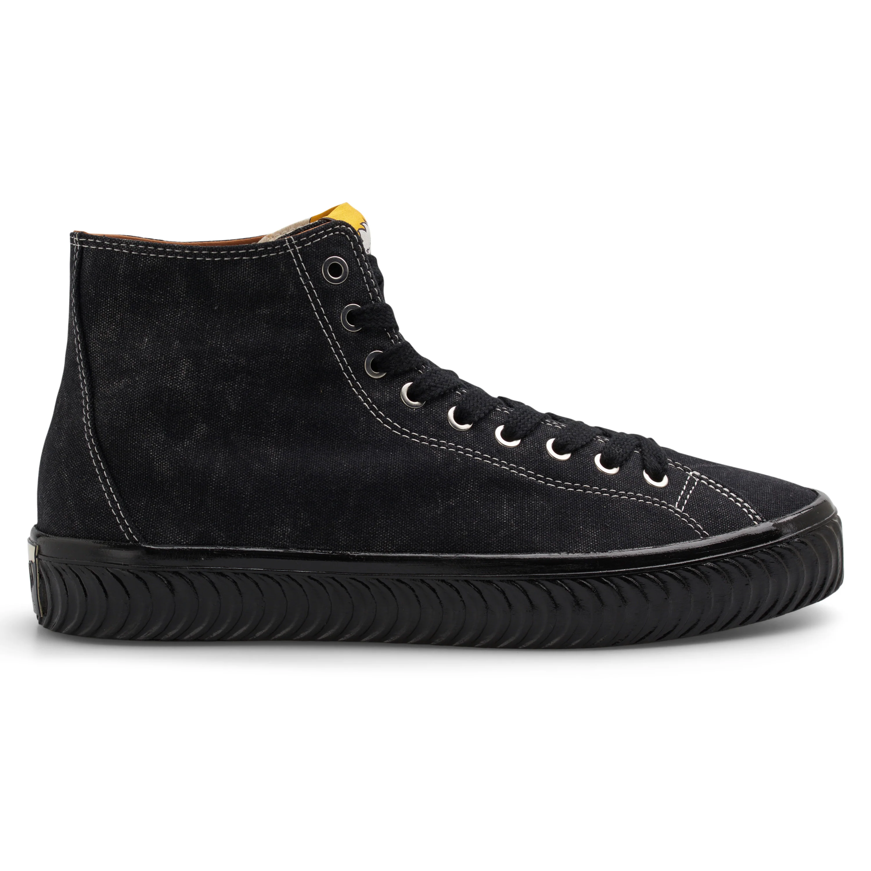 LAST RESORT AB X SPITFIRE VM003 HI WASHED BLACK CANVAS