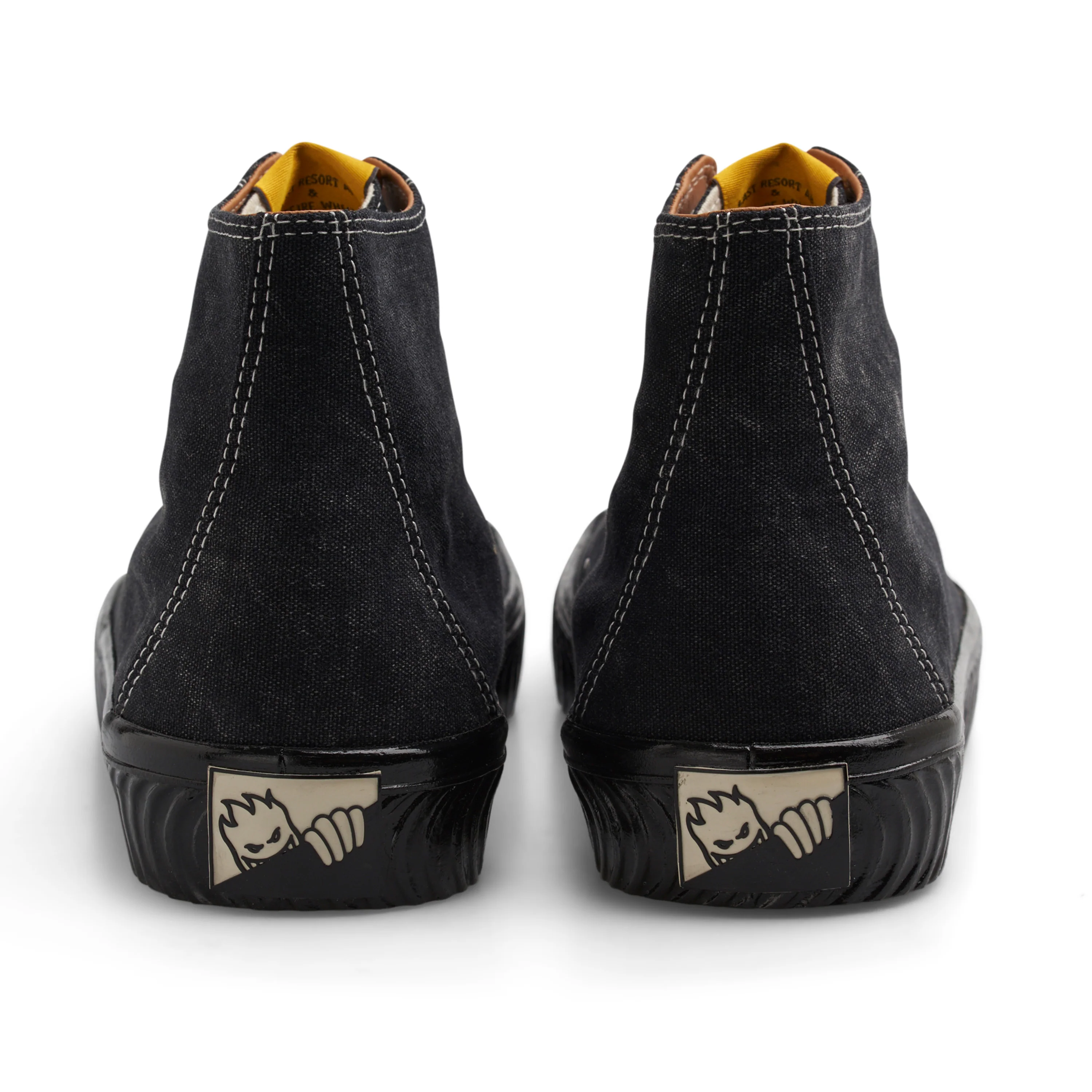 LAST RESORT AB X SPITFIRE VM003 HI WASHED BLACK CANVAS - Image 4
