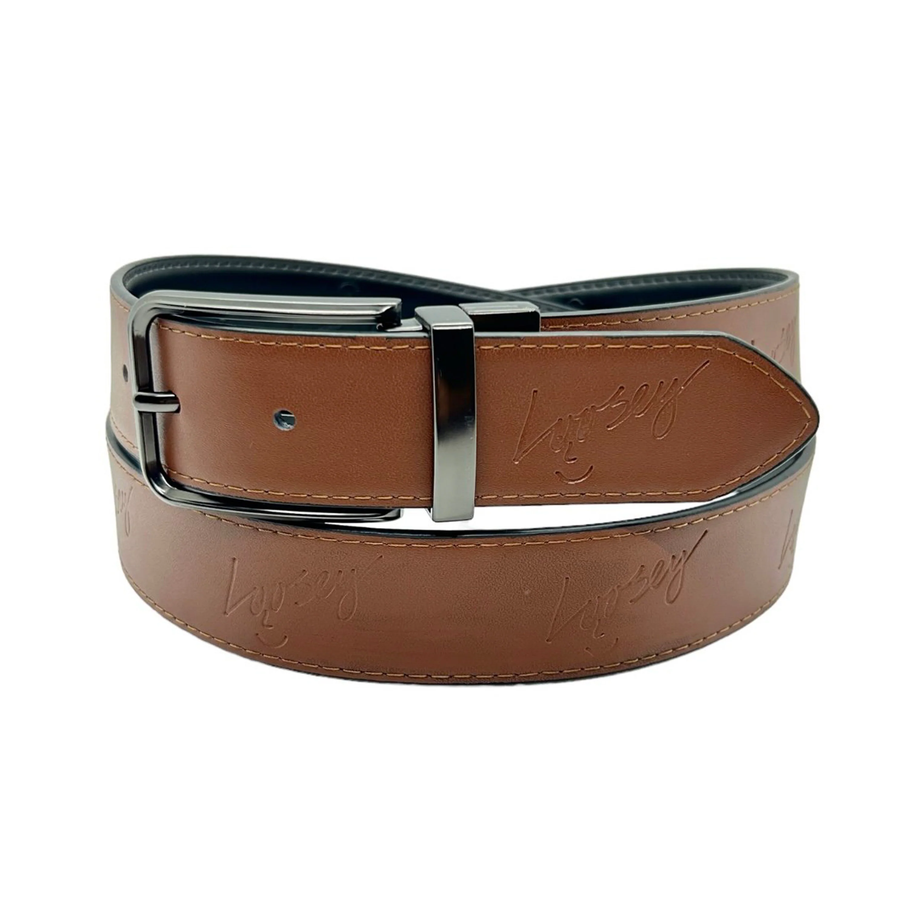 LOOSEY 2 AND 1 BELT BROWN / BLACK - Image 2