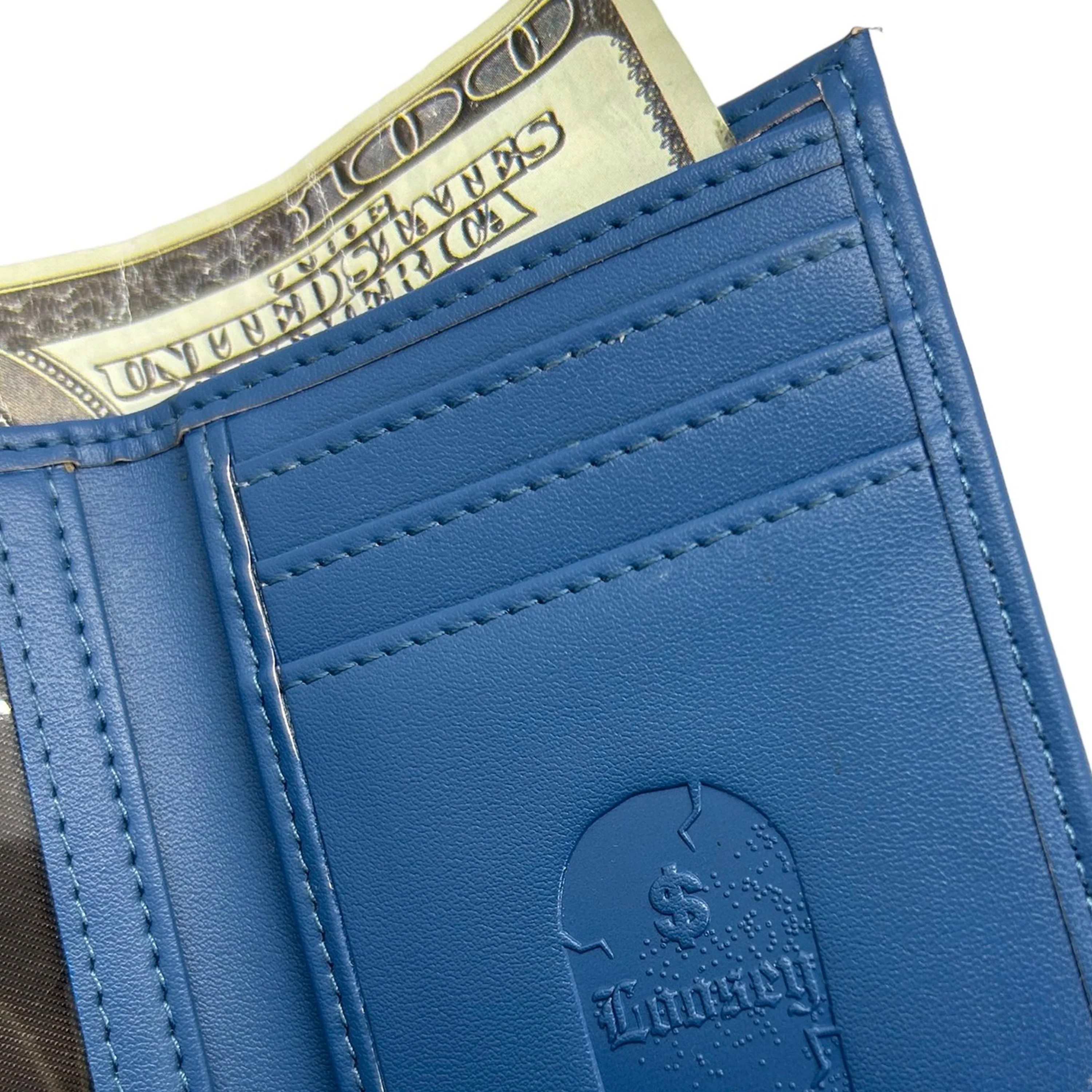 LOOSEY CHAIN GANG WALLET BLUE - Image 2