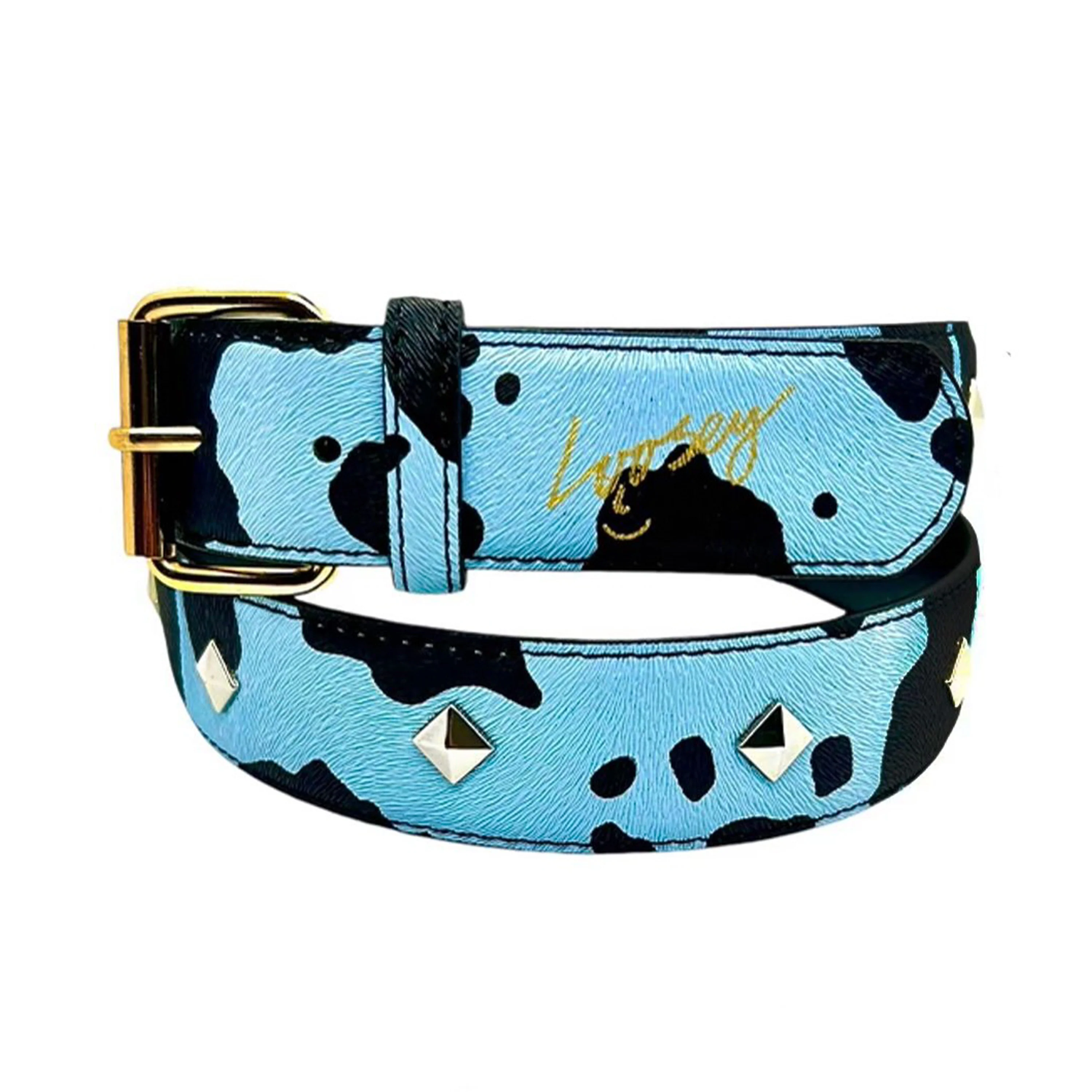 LOOSEY MOOSEY STUDDED BABY BLUE