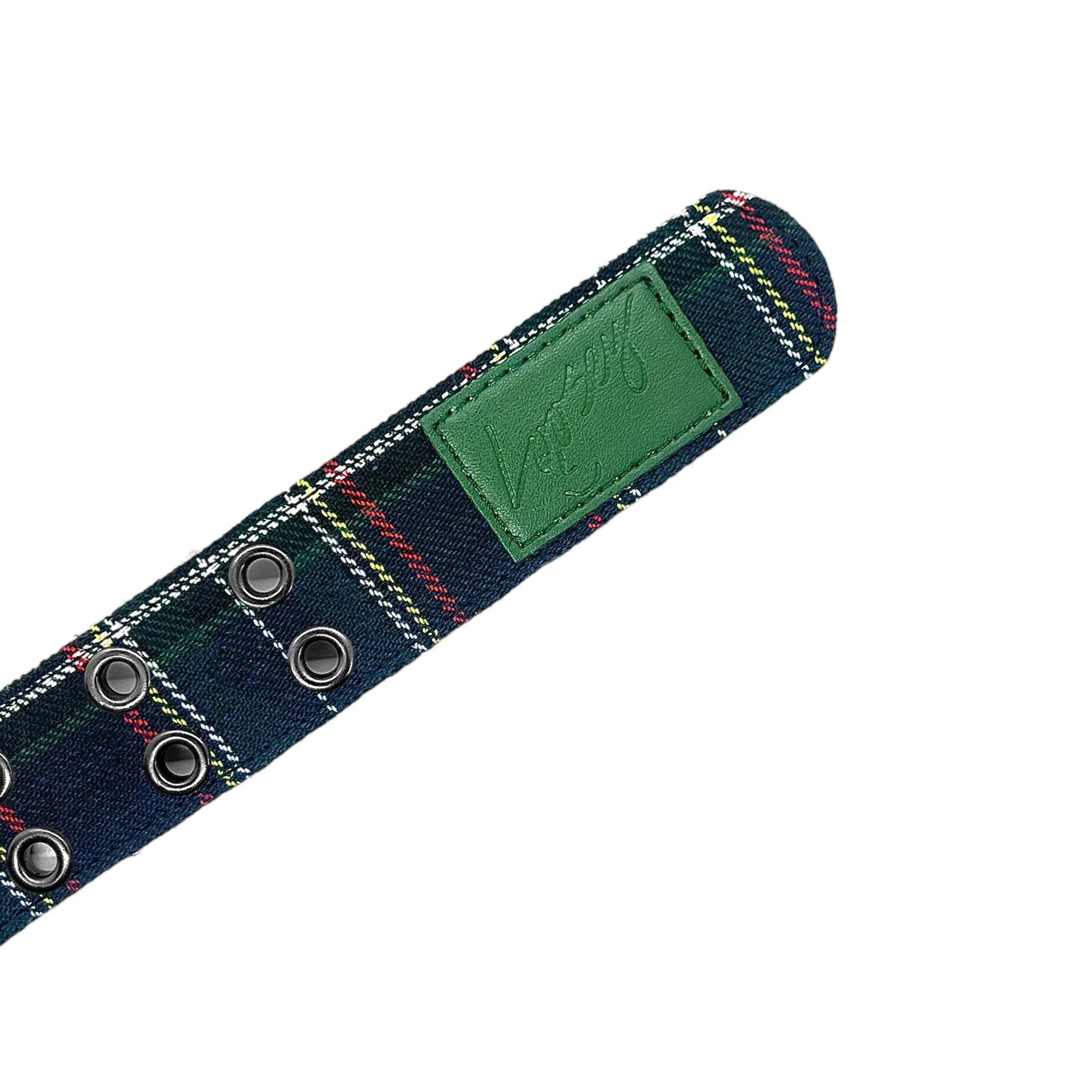 LOOSEY PLAID GROMMET HOLE BELT - Image 2
