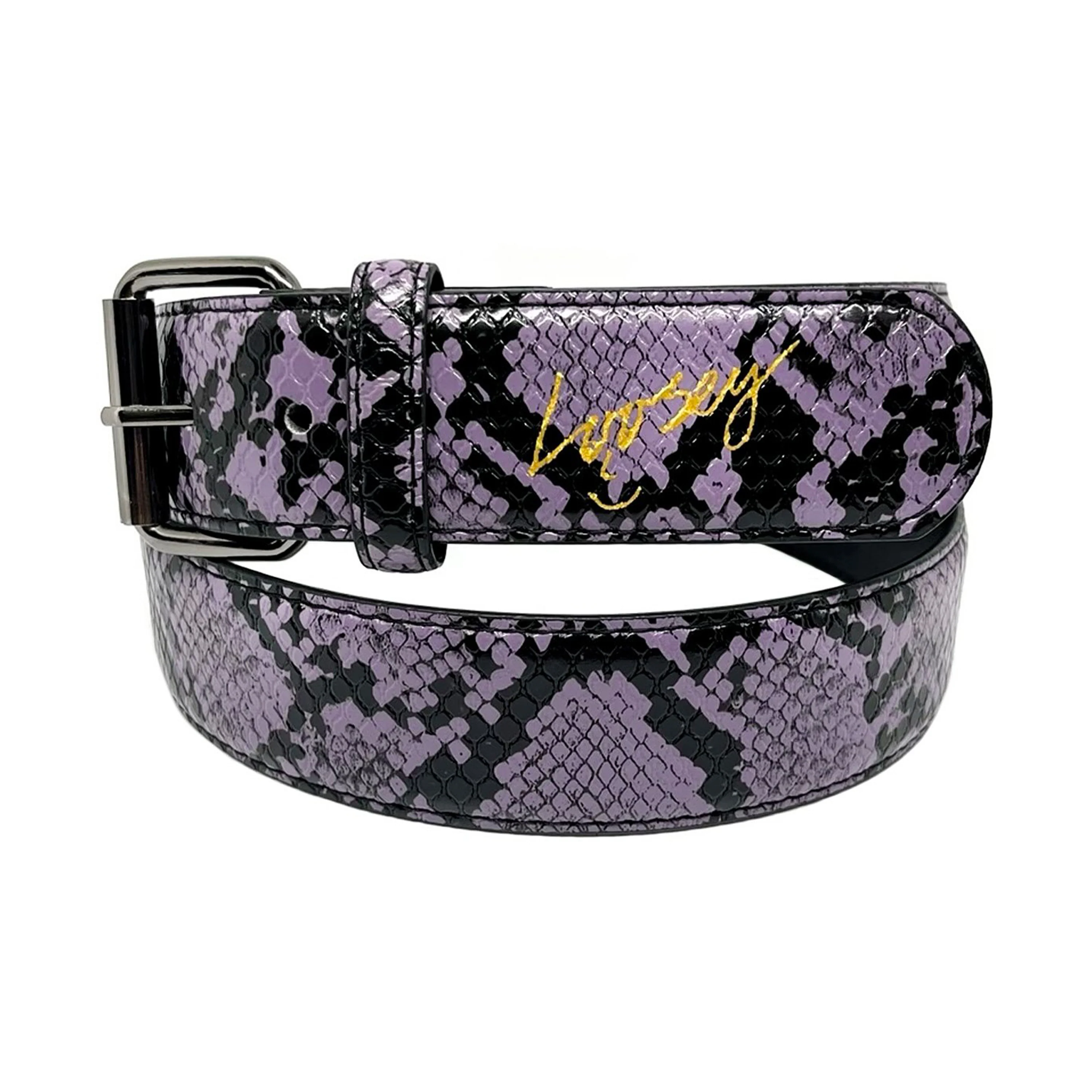 LOOSEY SLITHER BELT PURPLE