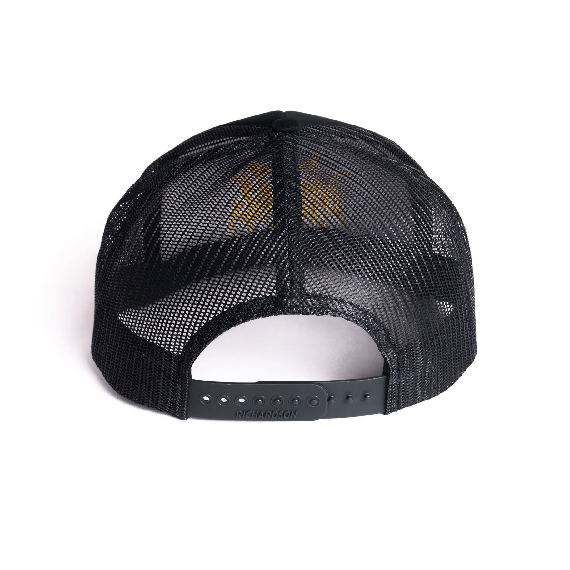METAL LOGO TRUCKER HAT BLACK - Image 3