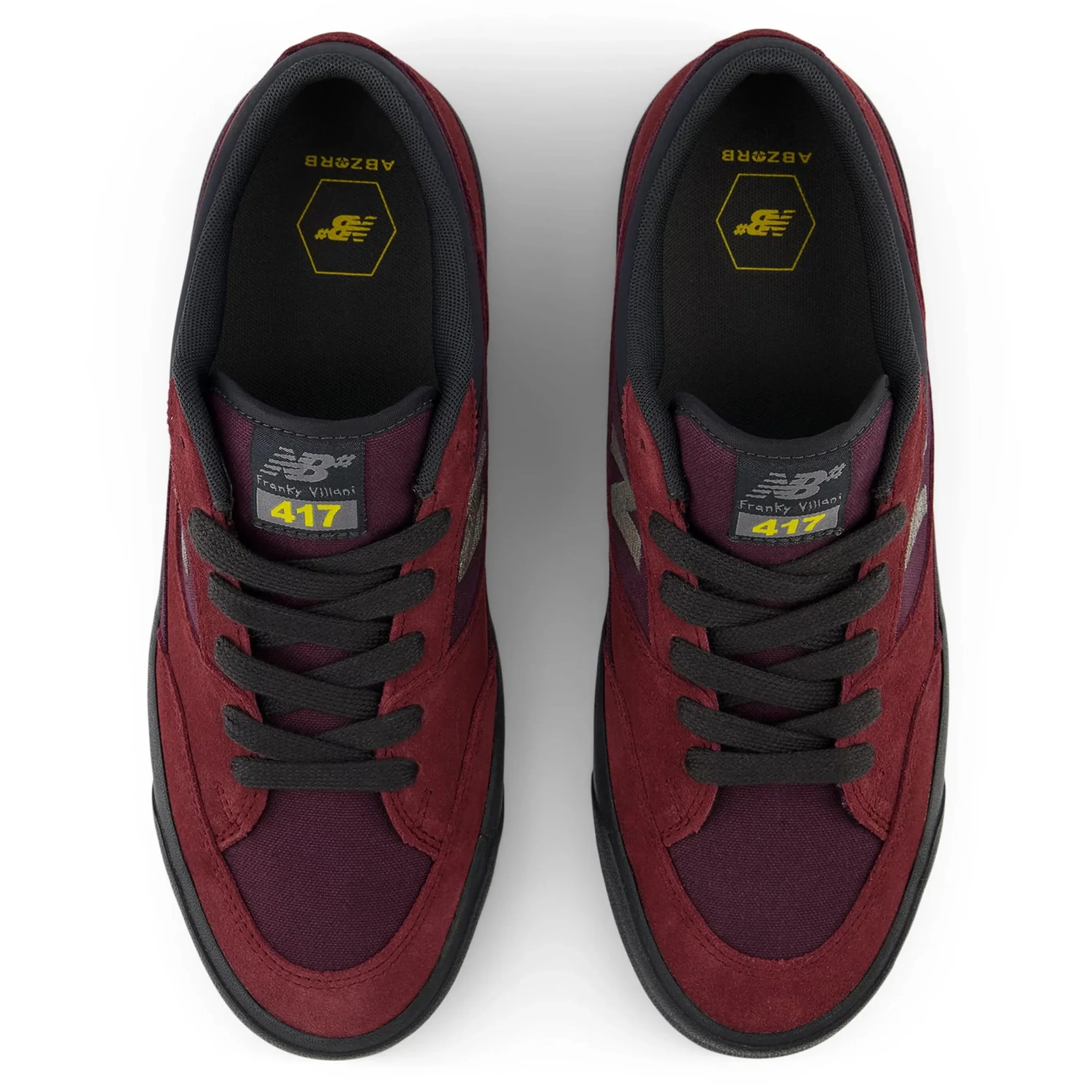 NB NUMERIC 417 FRANKY VILLANI LOW BURGUNDY / PHANTOM - Image 2