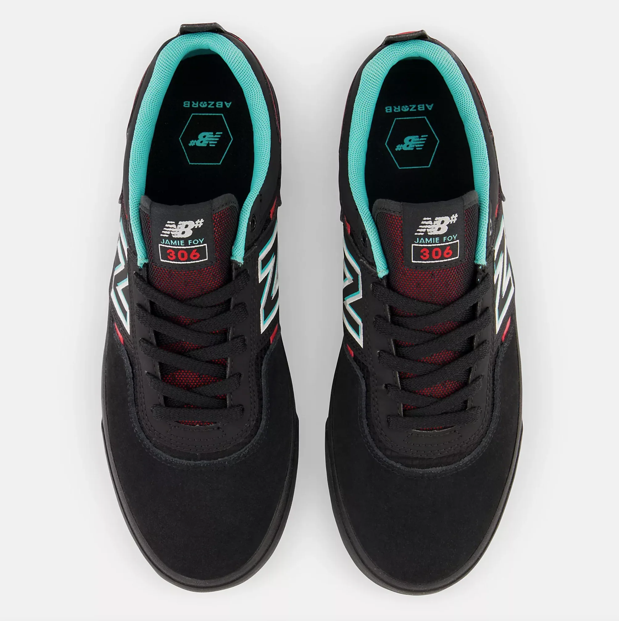 NB NUMERIC FOY 306 BLACK / ELECTRIC RED - Image 2