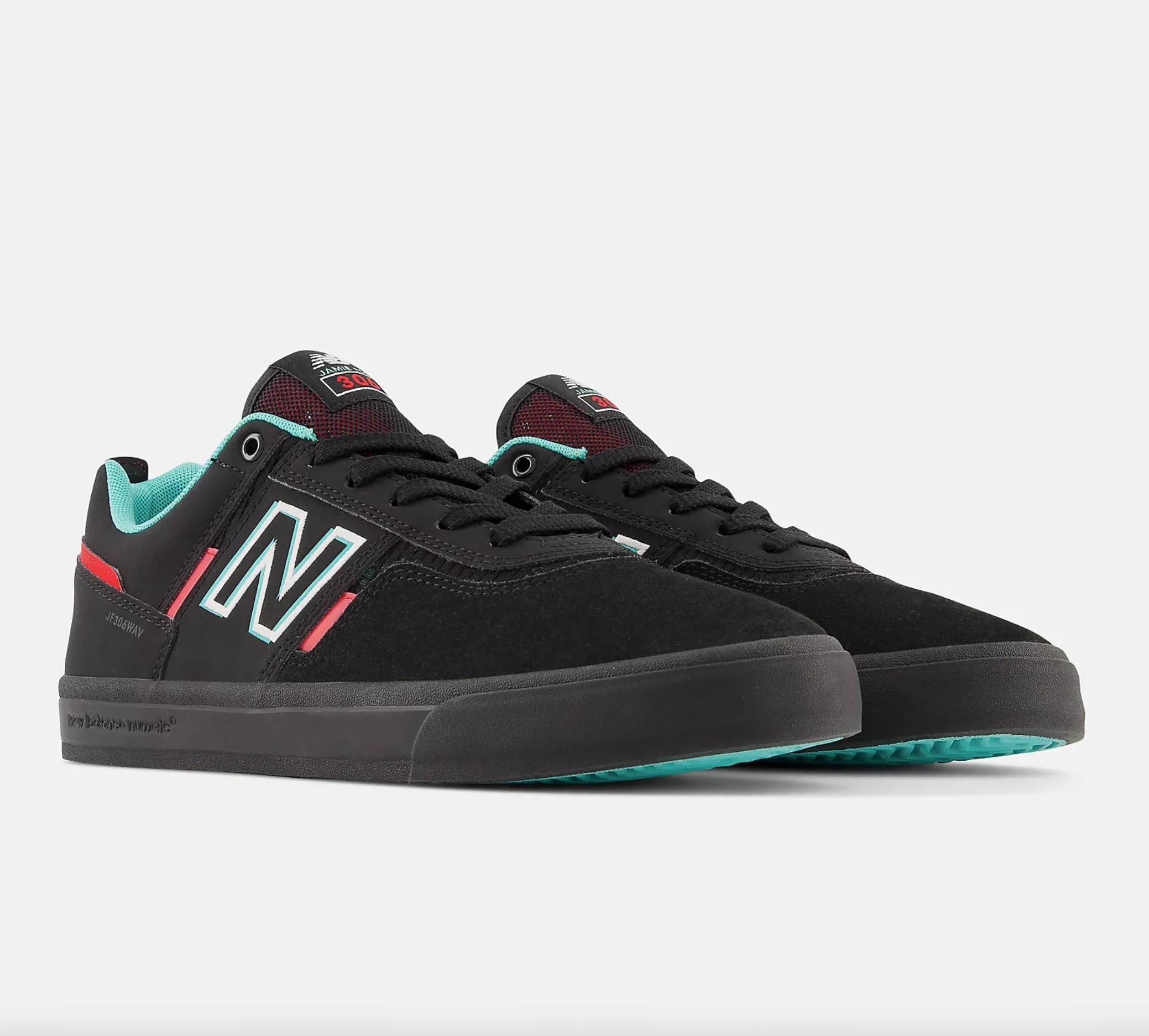 NB NUMERIC FOY 306 BLACK / ELECTRIC RED - Image 3
