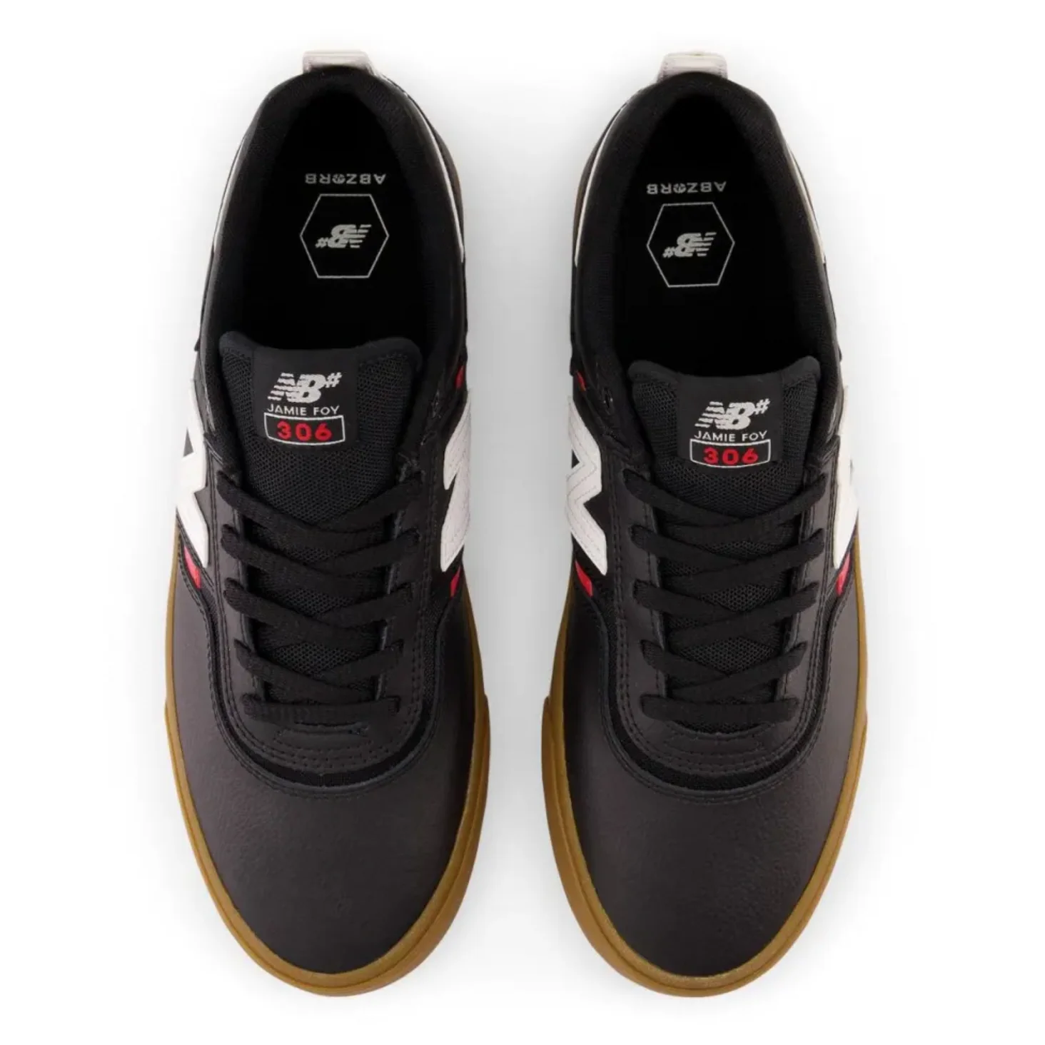 NB NUMERIC FOY 306 BLACK / RED / GUM - Image 4