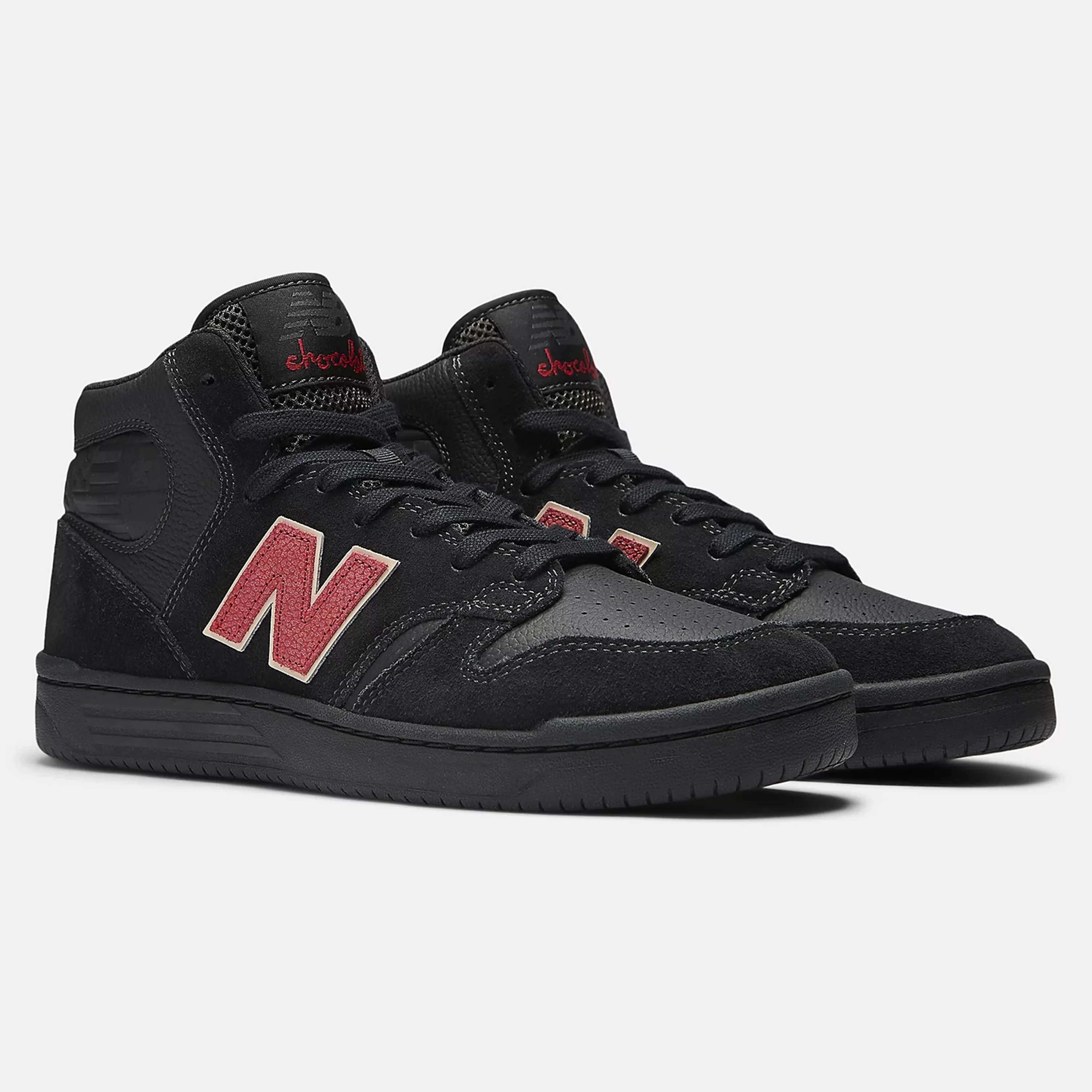 NB NUMERIC X CHOCOLATE 480 HIGH BLACK / RED - Image 2
