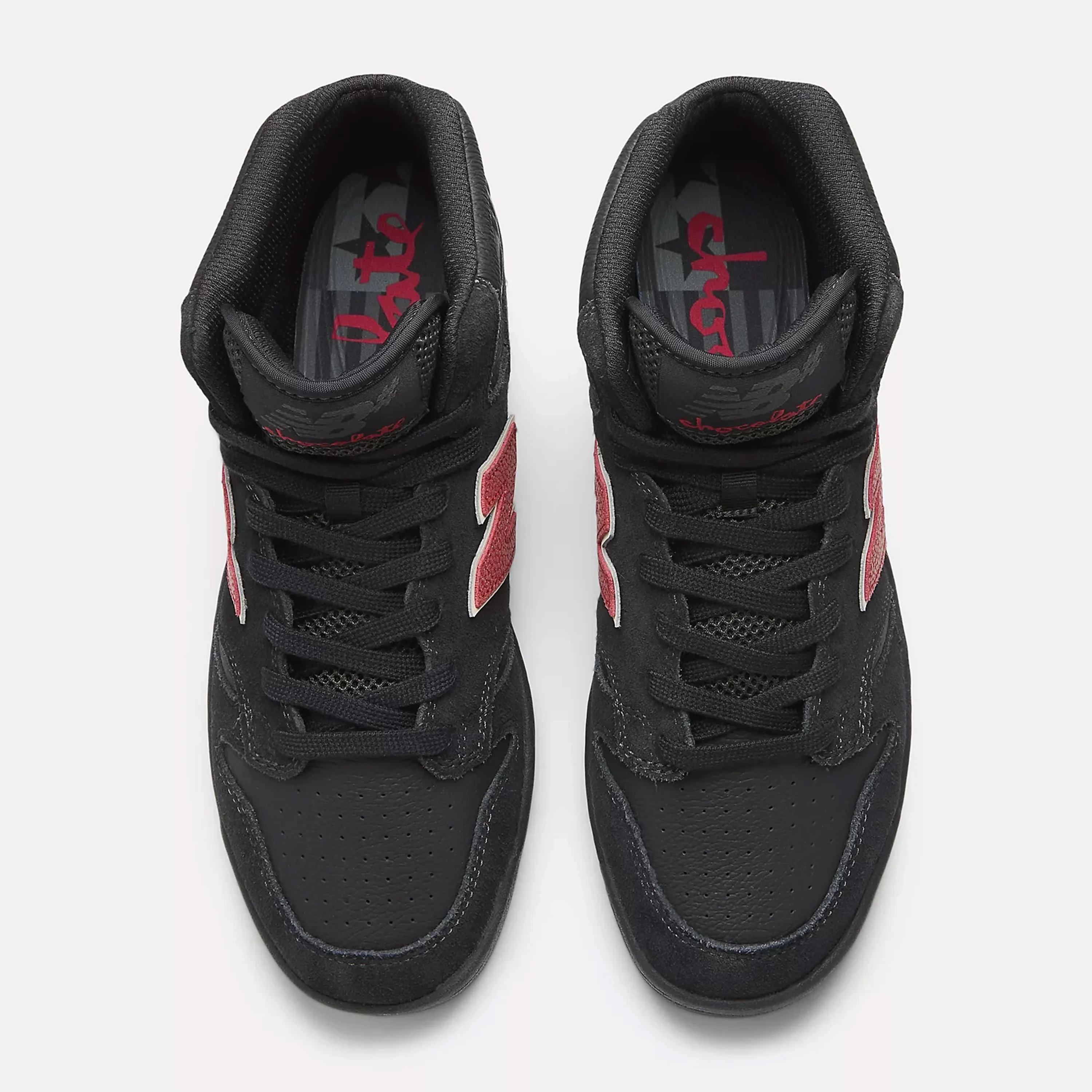 NB NUMERIC X CHOCOLATE 480 HIGH BLACK / RED - Image 5