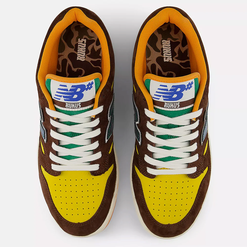 NB NUMERIC X RUKUS 480 BROWN / GREEN / YELLOW - Image 5