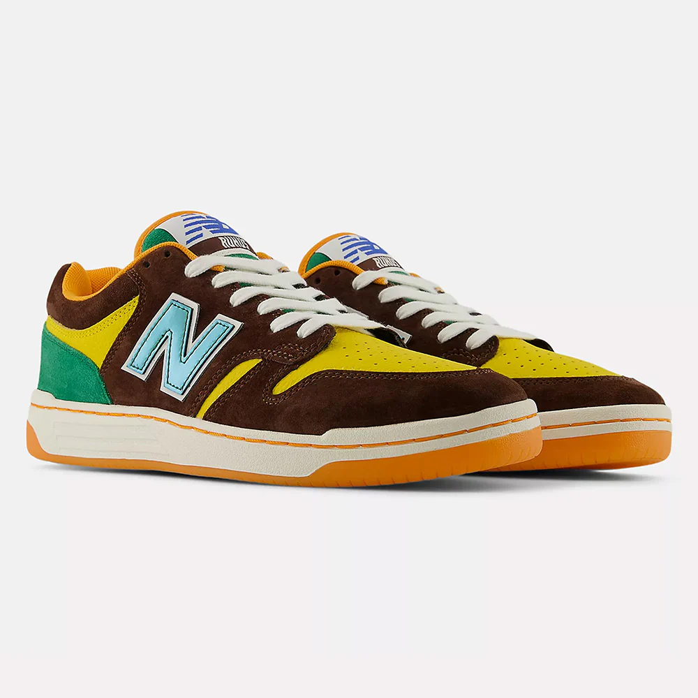 NB NUMERIC X RUKUS 480 BROWN / GREEN / YELLOW - Image 6